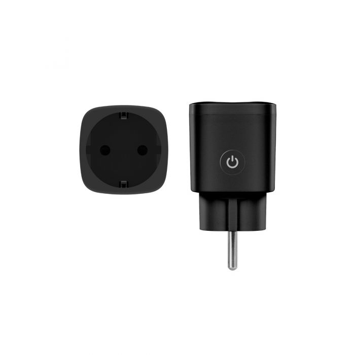 Hombli Smarte Steckdose EU 3er Set Schwarz WLAN App Steuerung Steckdosen