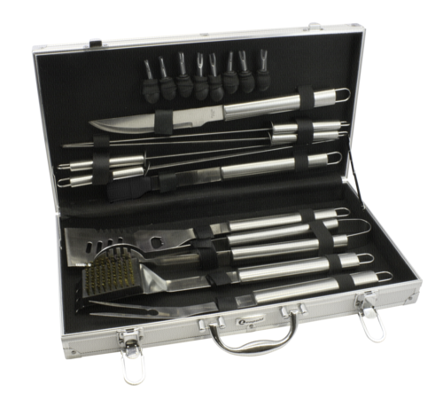Leopold Vienna Grillkoffer 18 teilig 8x24x27 LV01070 Grills