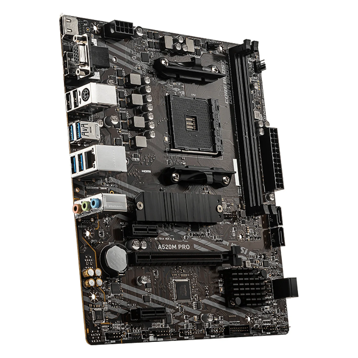 MSI A520M PRO Motherboard AMD A520 Sockel AM4 micro ATX PC-Zubehoer