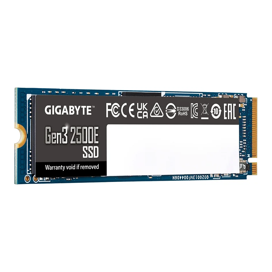 GIGABYTE Gen3 2500E SSD 1TB M 2 PCI Express 3 0 NVMe 3D NAND Speichermedien
