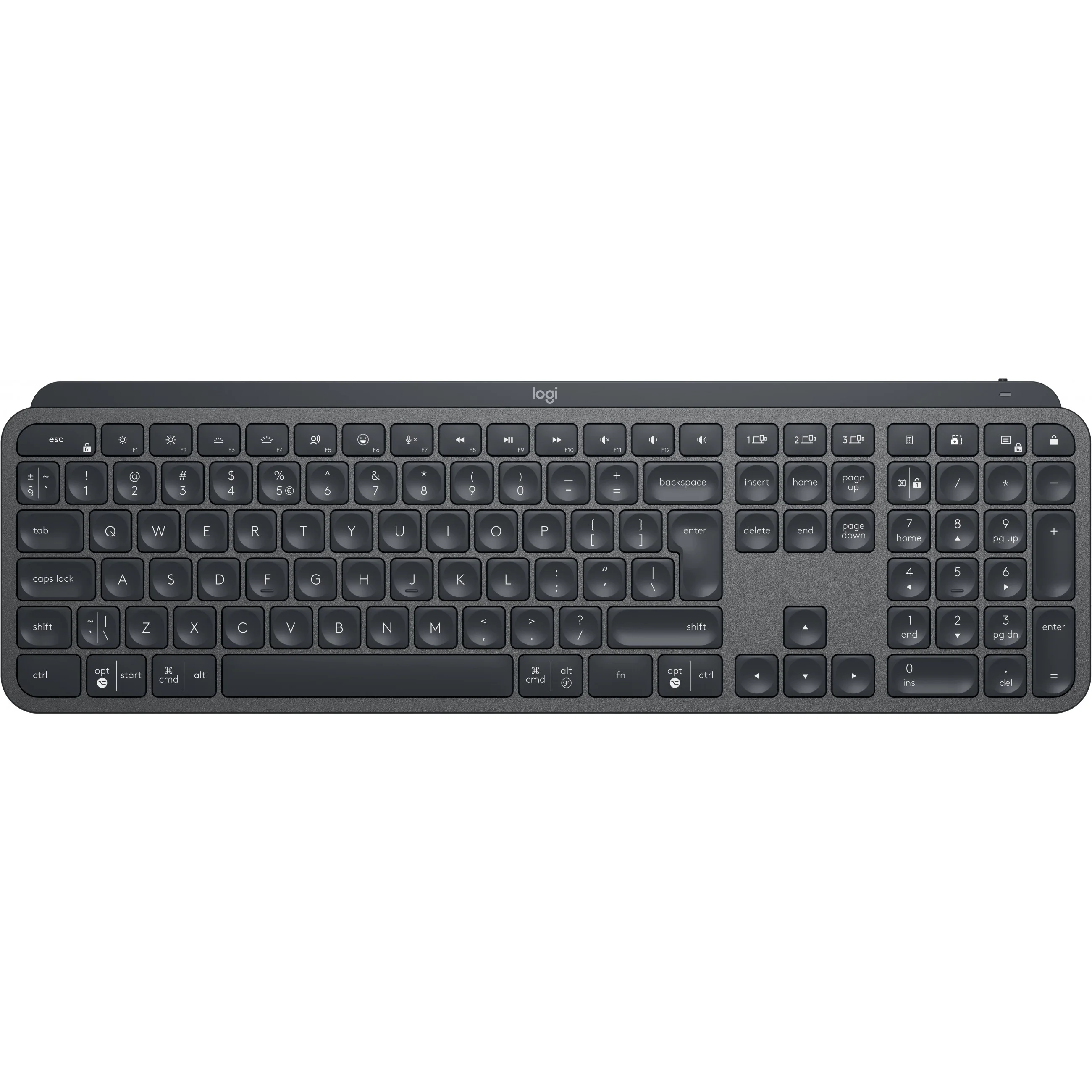 Logitech MX Keys   Tastatur Hintergrundbeleuchtung QWERTZ DE Tastaturen & Maeuse