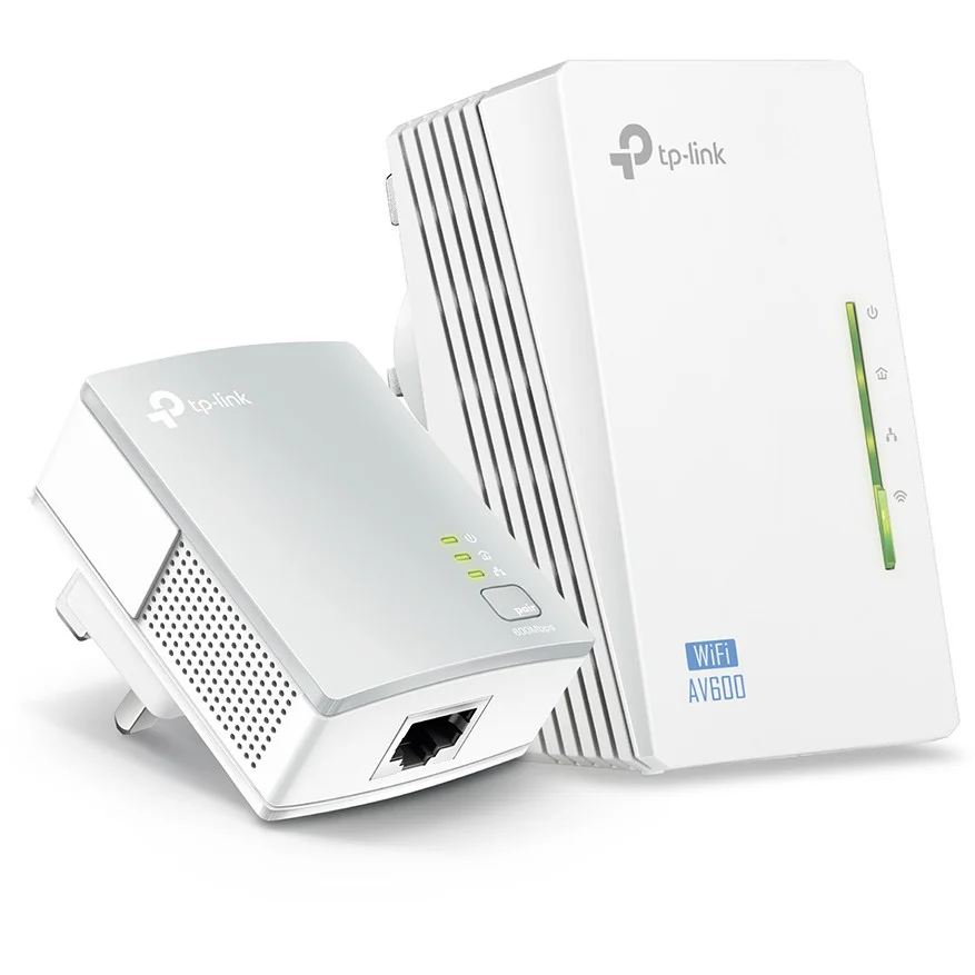 TP Link TL WPA4220 KIT WLAN Powerline Adapter 600 Mbit s Ethernet LAN Weiss 2 Stueck Netzwerk-Adapter / Netzwerk-Karten