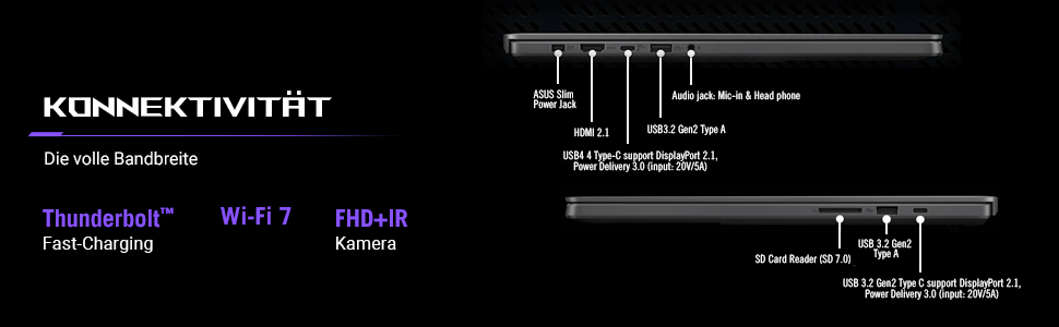 ASUS ROG Zephyrus G16 GU605CP QR007W Intel Core Ultra 9 285H Laptop 40 6 cm  16   WQXGA 32 GB LPDDR5x SDRAM 1 TB SSD NVIDIA GeForce RTX 5070 Wi Fi 7  802 11be  Windows 11 Home Deutsch Grau  Schwarz Notebooks & E-Book Reader