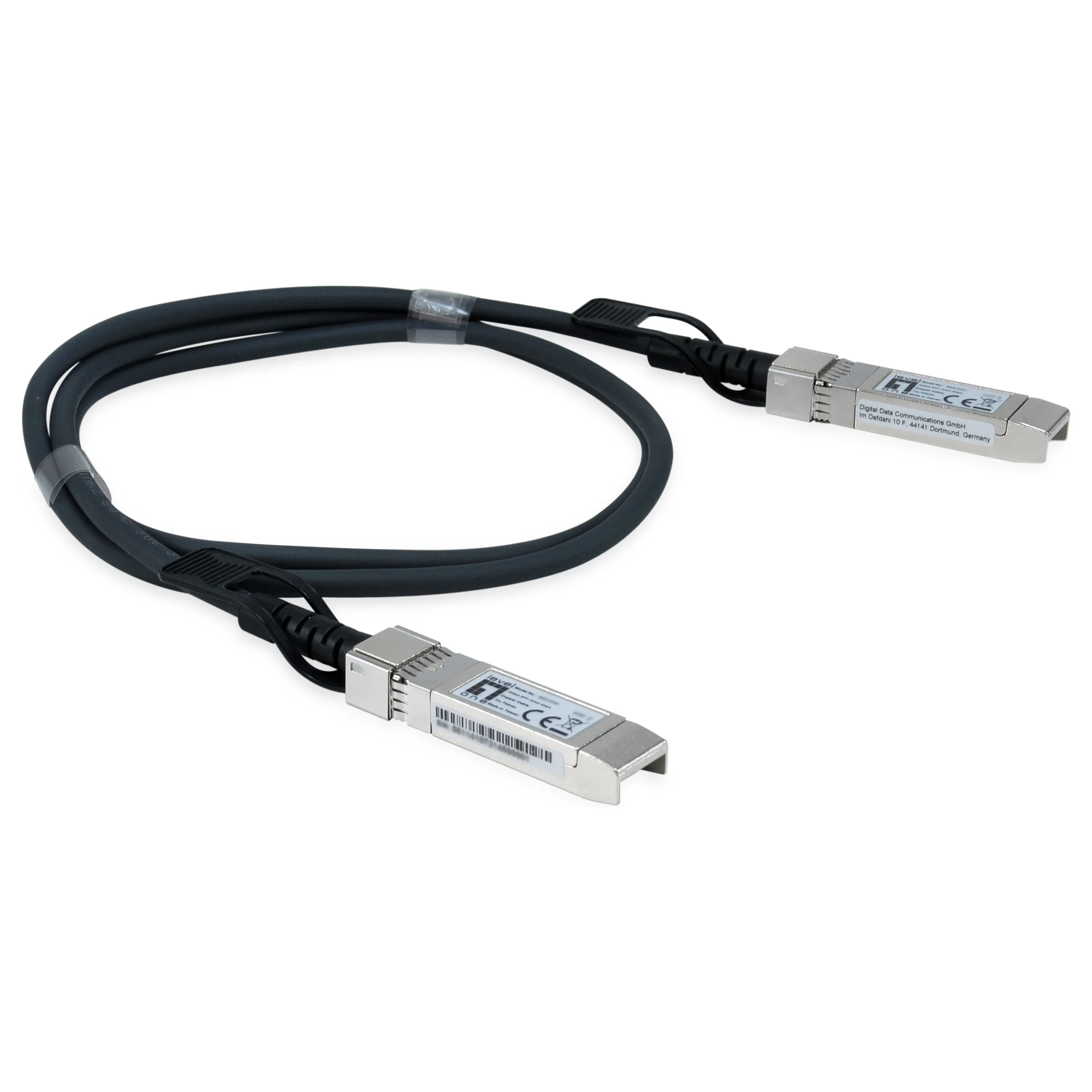 LevelOne 10Gbps SFP  Direct Attach Kupferkabel  2m  Twinaxial Netzwerk