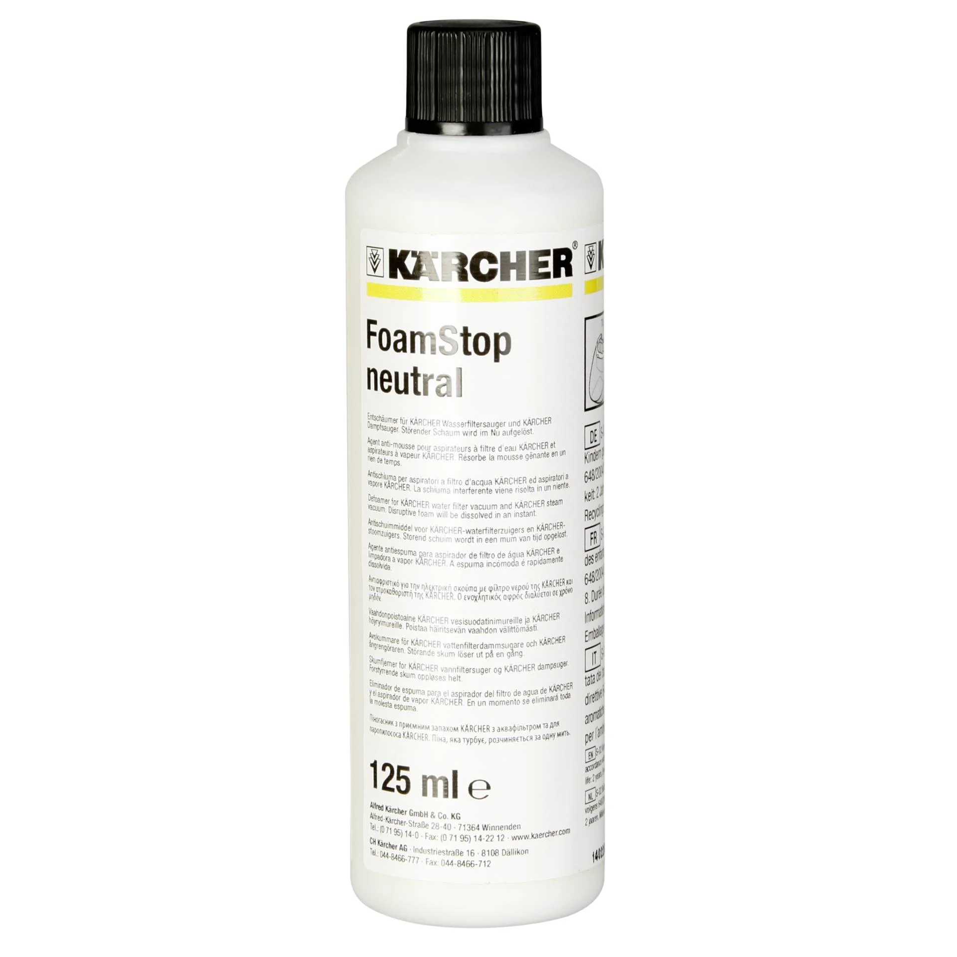 Kaercher Foam Stop neutral 125ml Zubehoer fuer Staubsauger & Reiniger