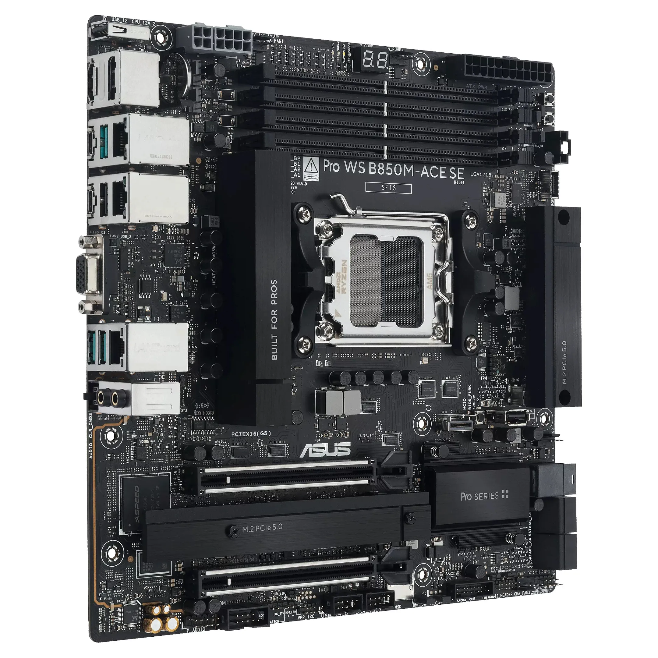 ASUS PRO WS B850M ACE SE AMD B850 Sockel AM5 micro ATX PC-Komponenten