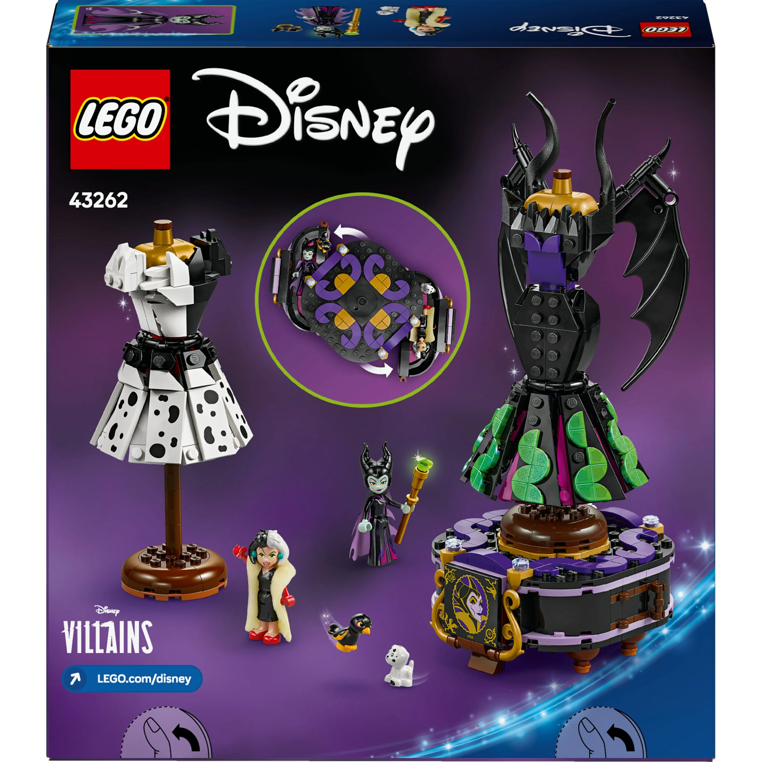 LEGO Disney Classic 43262 Malefiz und Cruella De Vil