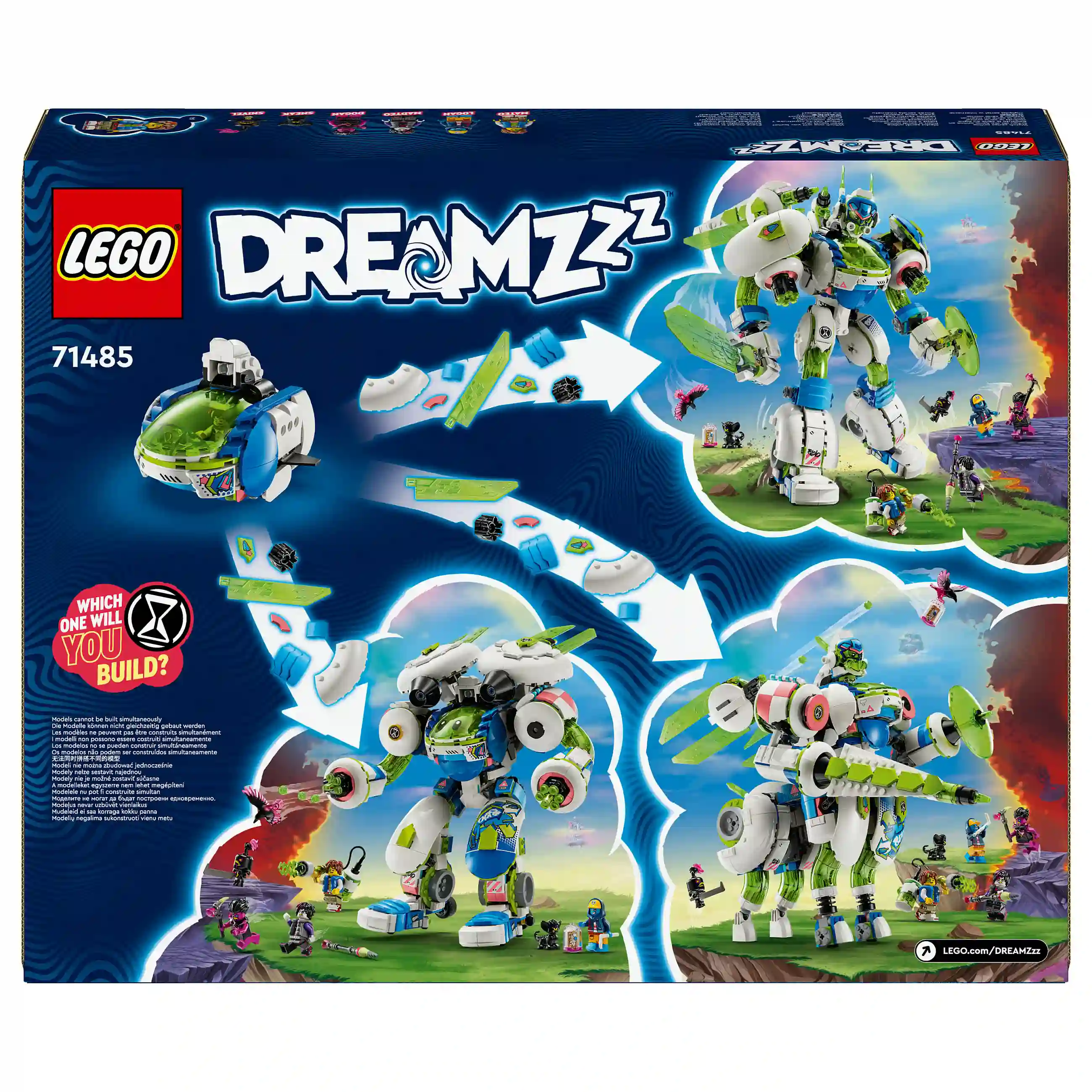 LEGO 71485 DREAMZzz Mateo und Z Blob der Ritter Mech Spielwaren