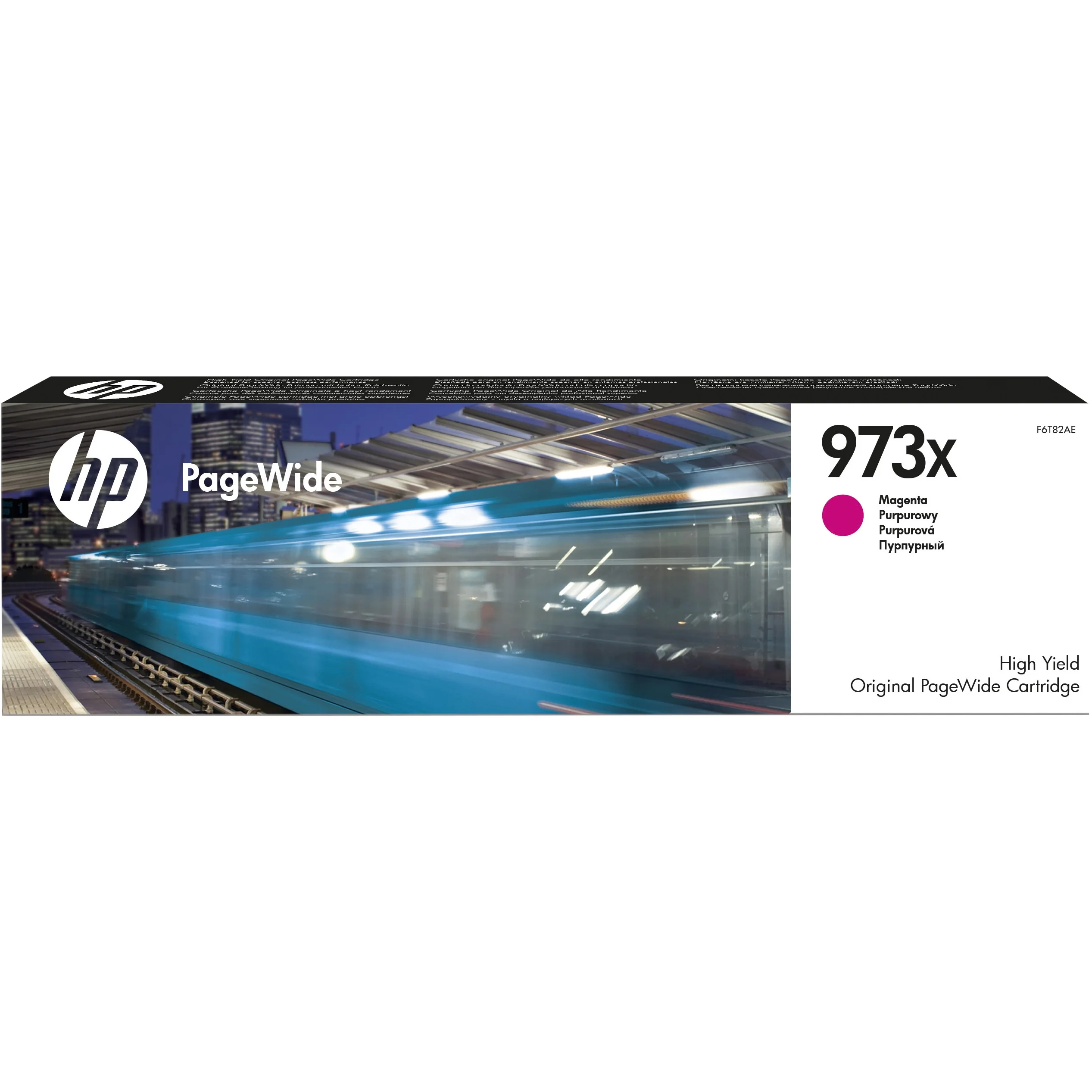 Hewlett Packard HP F6T82AE PageWide Tintenpatrone magenta No  973 XL Drucker & Scanner