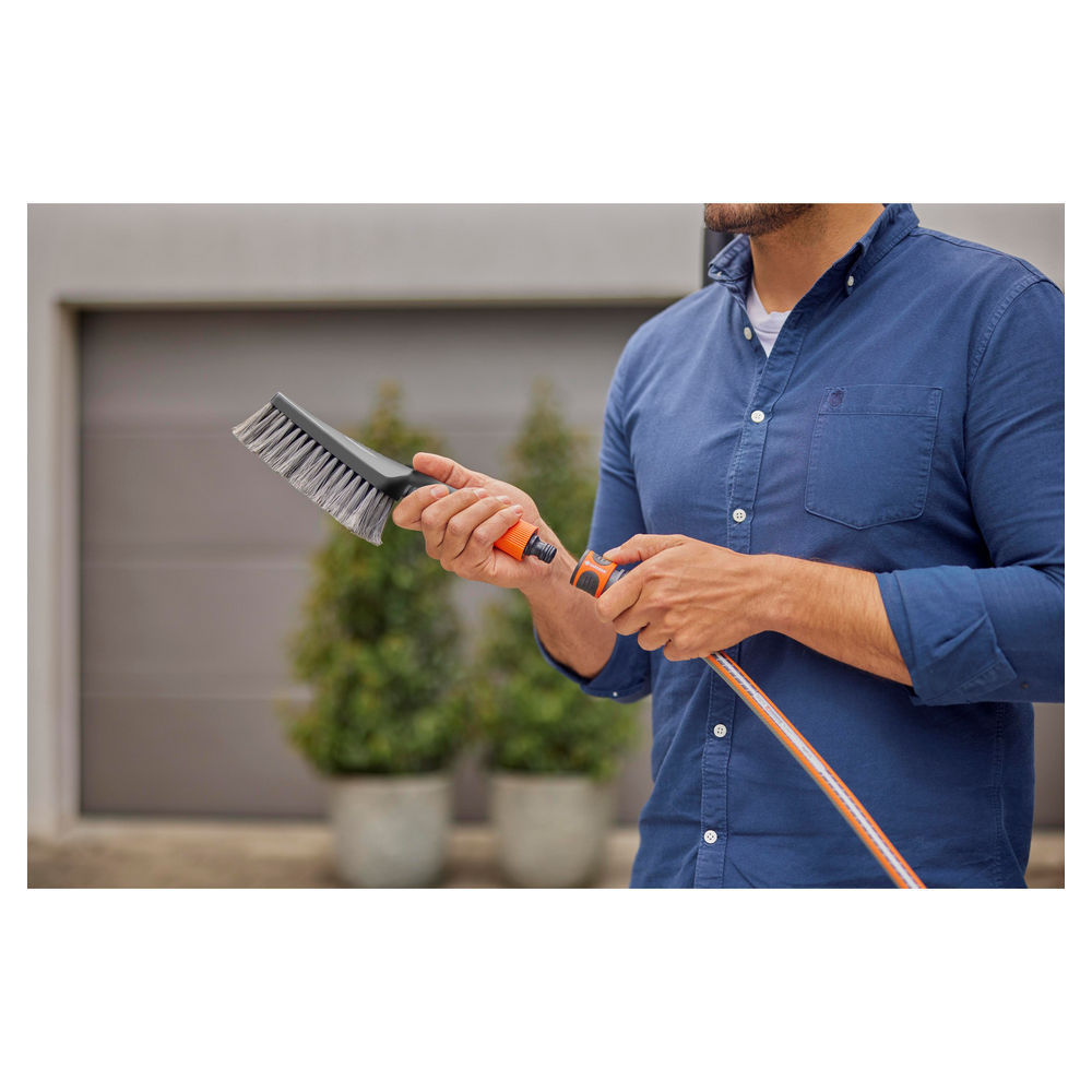 GARDENA Cleansystem Wasch Set mit Handbuerste M soft Reinigungsmaschinen