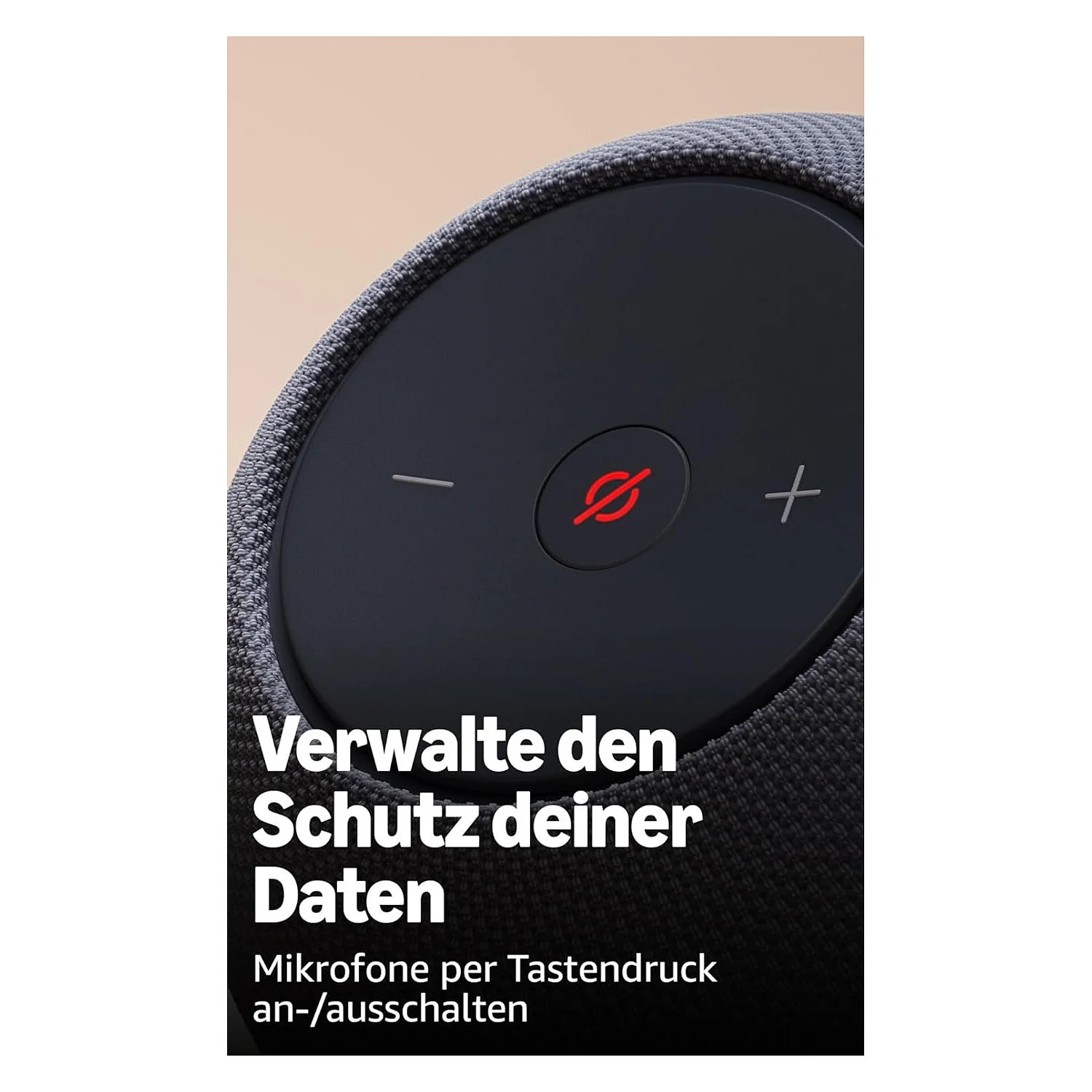Amazon Dot Max 2025 glacier white Sprachsteuerung