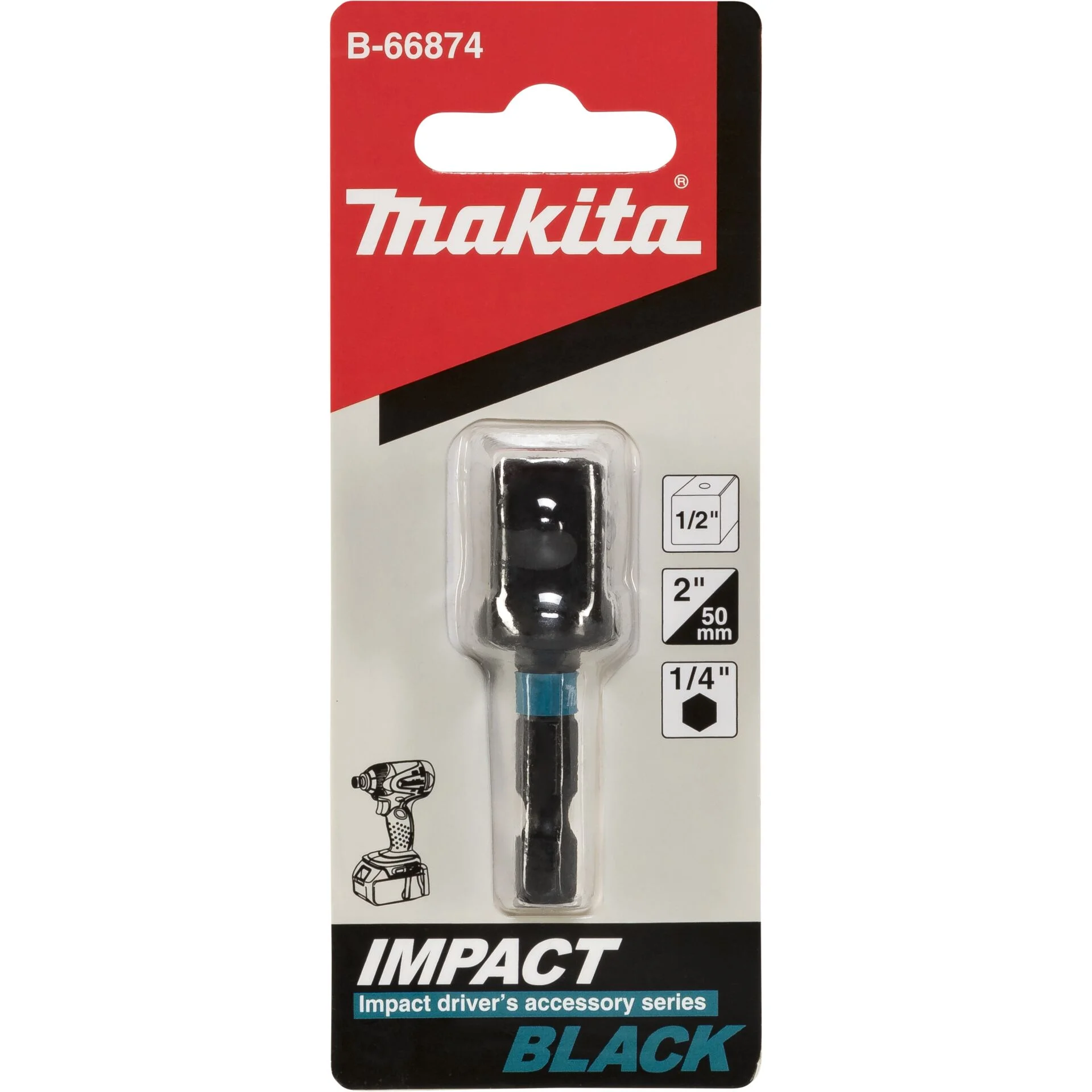 Makita B 66874 Adapter 1 4 6KT   1 2 4KT Bohrer- & Schrauberzubehoer