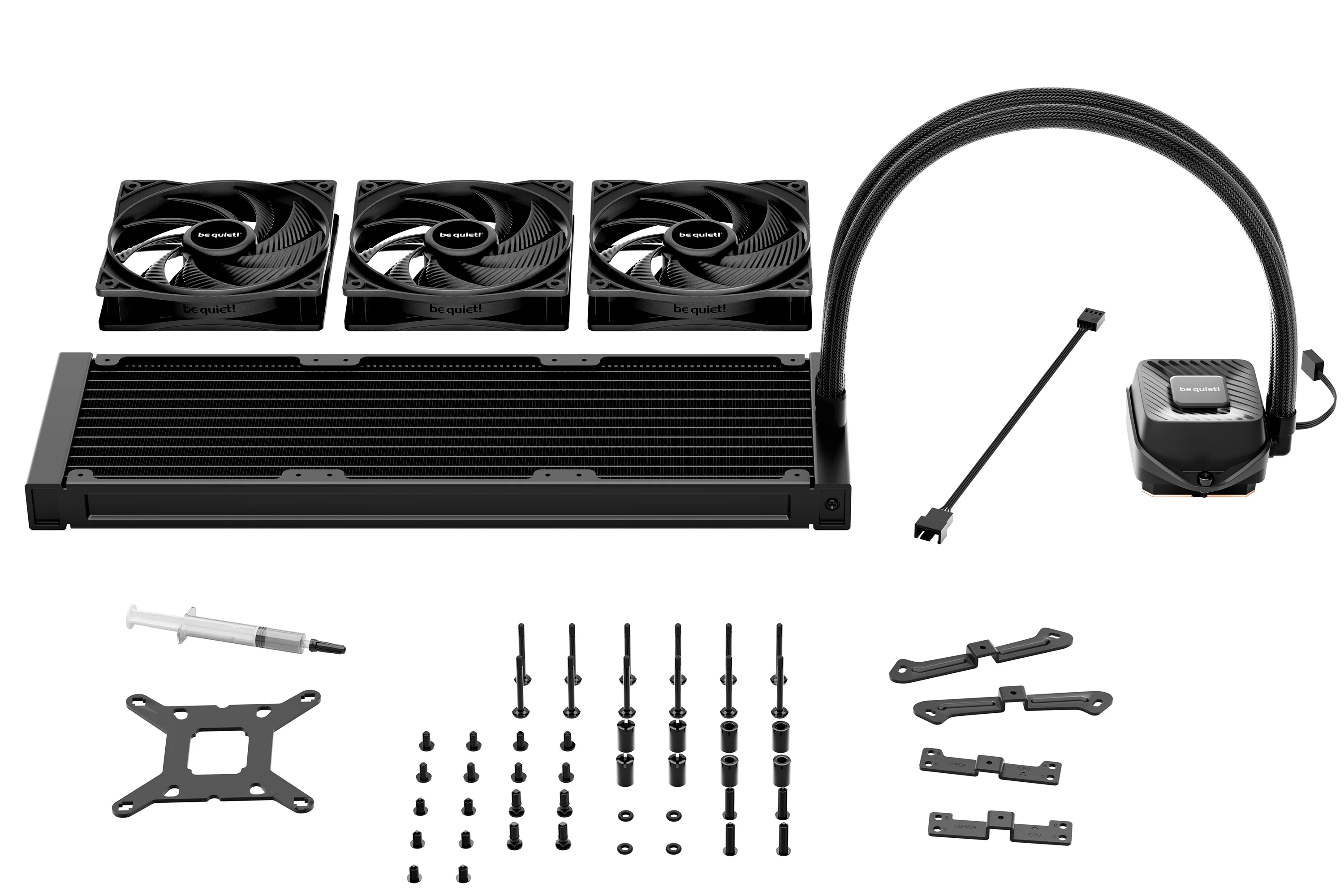 be quiet  PURE LOOP 3 Prozessor All in One Fluessigkeitskuehler 12 cm Schwarz 1 Stueck e  PC-Zubehoer