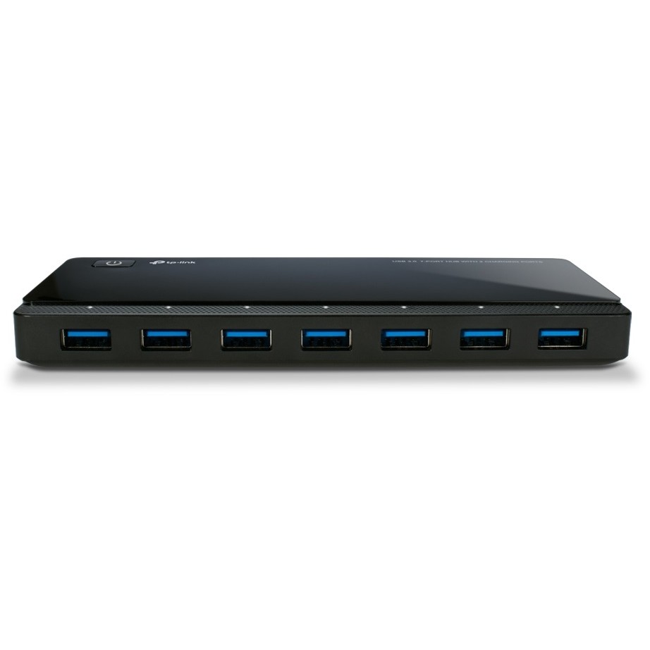 TP Link USB 3 0 7 Port Hub mit 2 Ladeanschluessen PC-Zubehoer