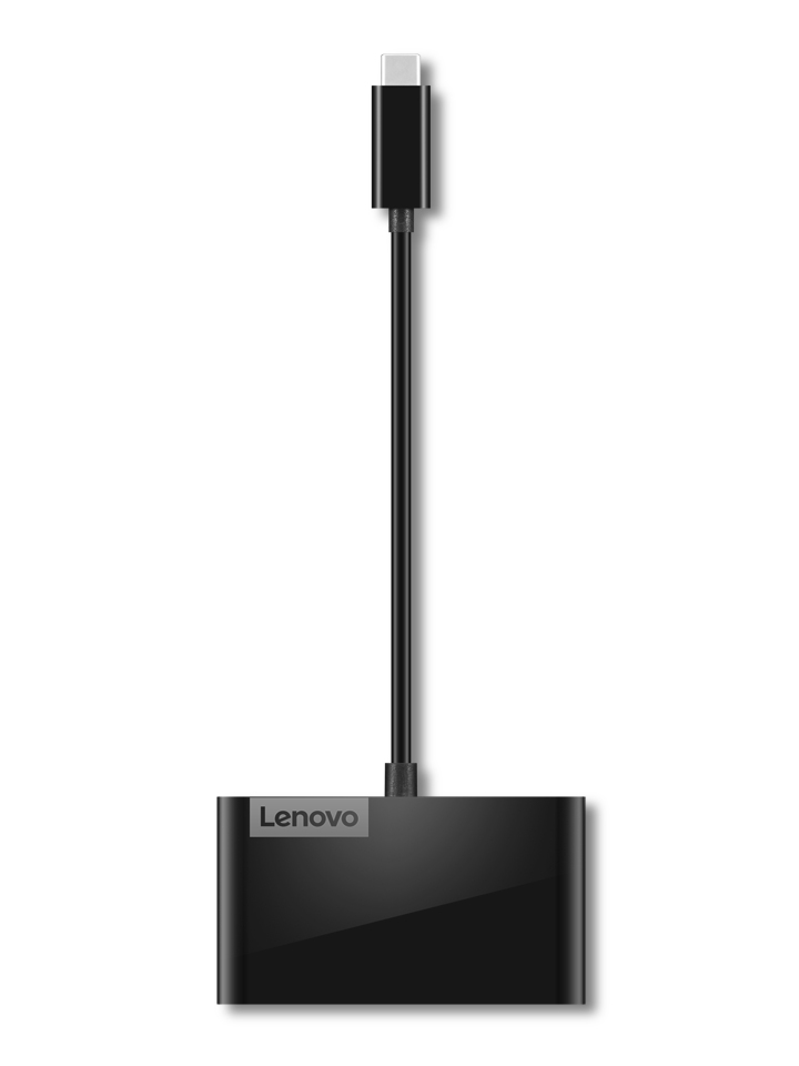 Lenovo GX91L84354 Schnittstellen Hub USB 3 2 Gen 1  3 1 Gen 1  Type C 625 Mbit s Schwarz Akkus Powerbanks & Kabel