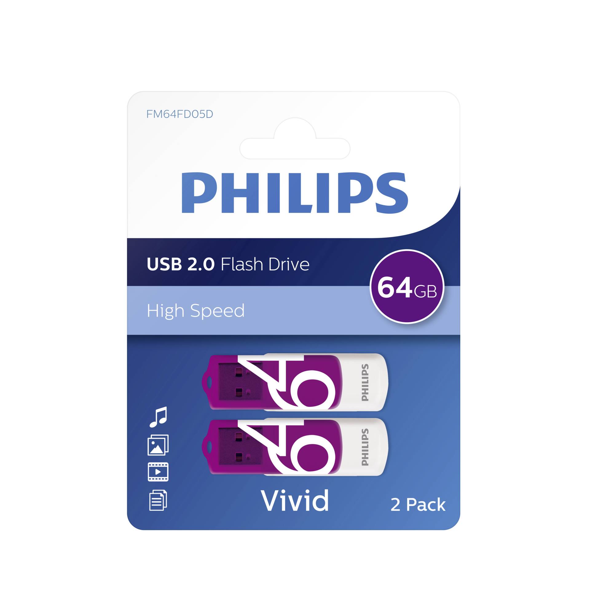 Philips Vivid Edition Speichermedien