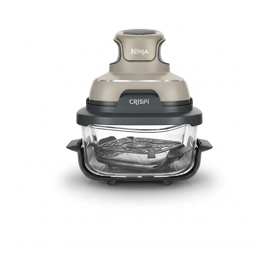 Ninja FN101EUST CRISPi 4 in 1 Tragbare Glas Heissluftfritteuse Stone Kuechenkleingeraete