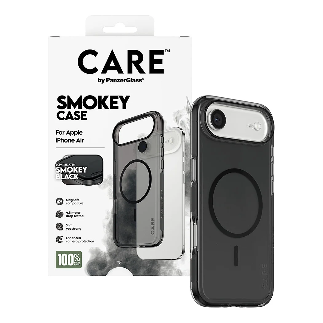 PanzerGlass CARE  by   Urban Explorer Case Smokey m  Schwarz MagSafe iPhone Air Notebook & Tablet Zubehoer