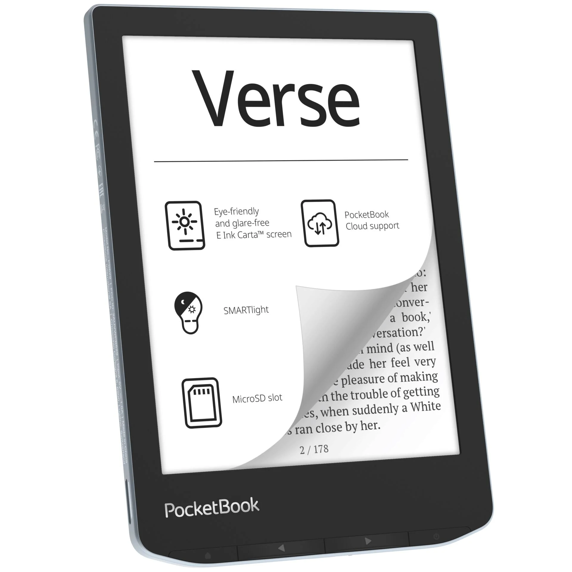PocketBook Verse Bright Blue Notebooks & E-Book Reader E-Book Reader
