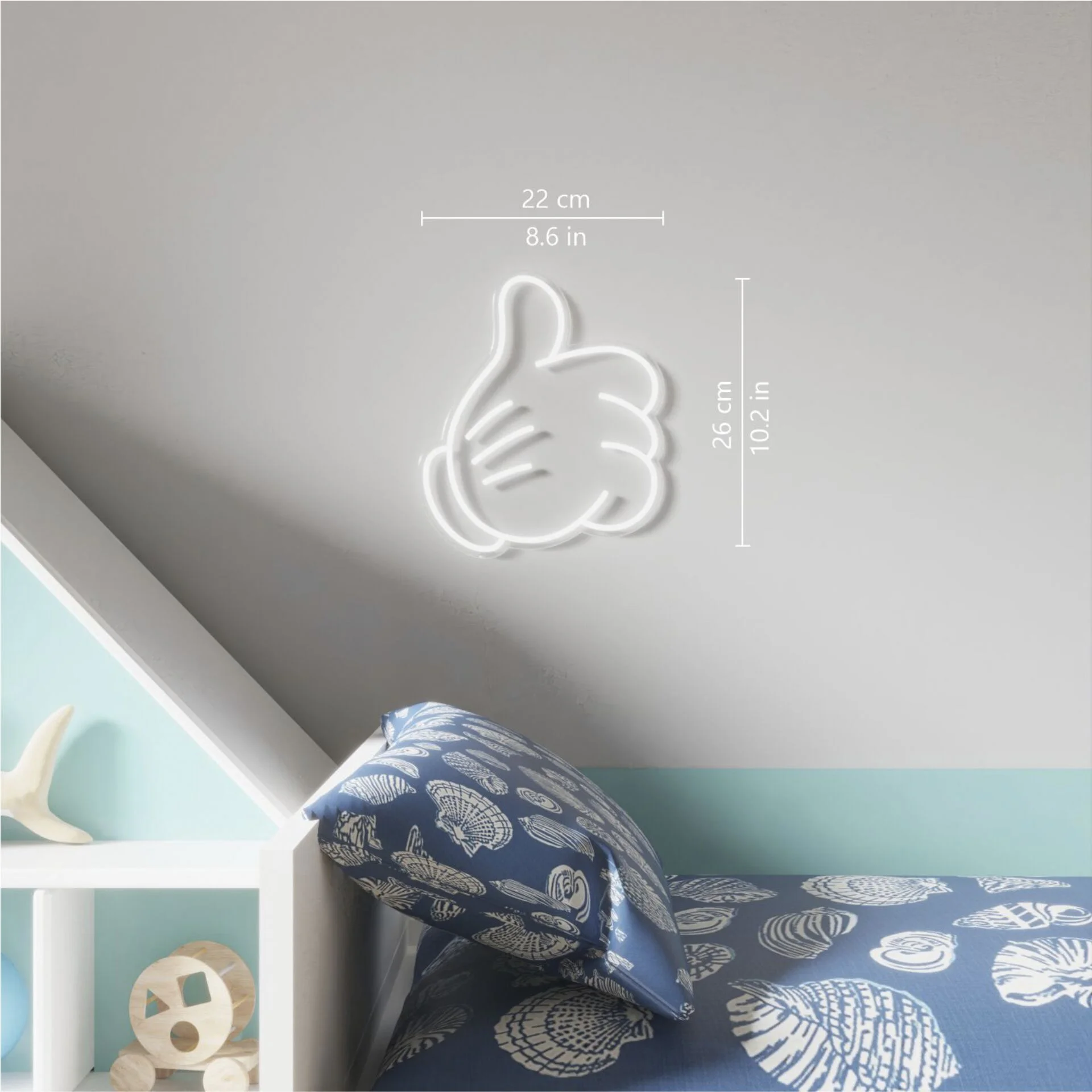 Yellowpop Disney Glove Thumb Up Small Beleuchtung