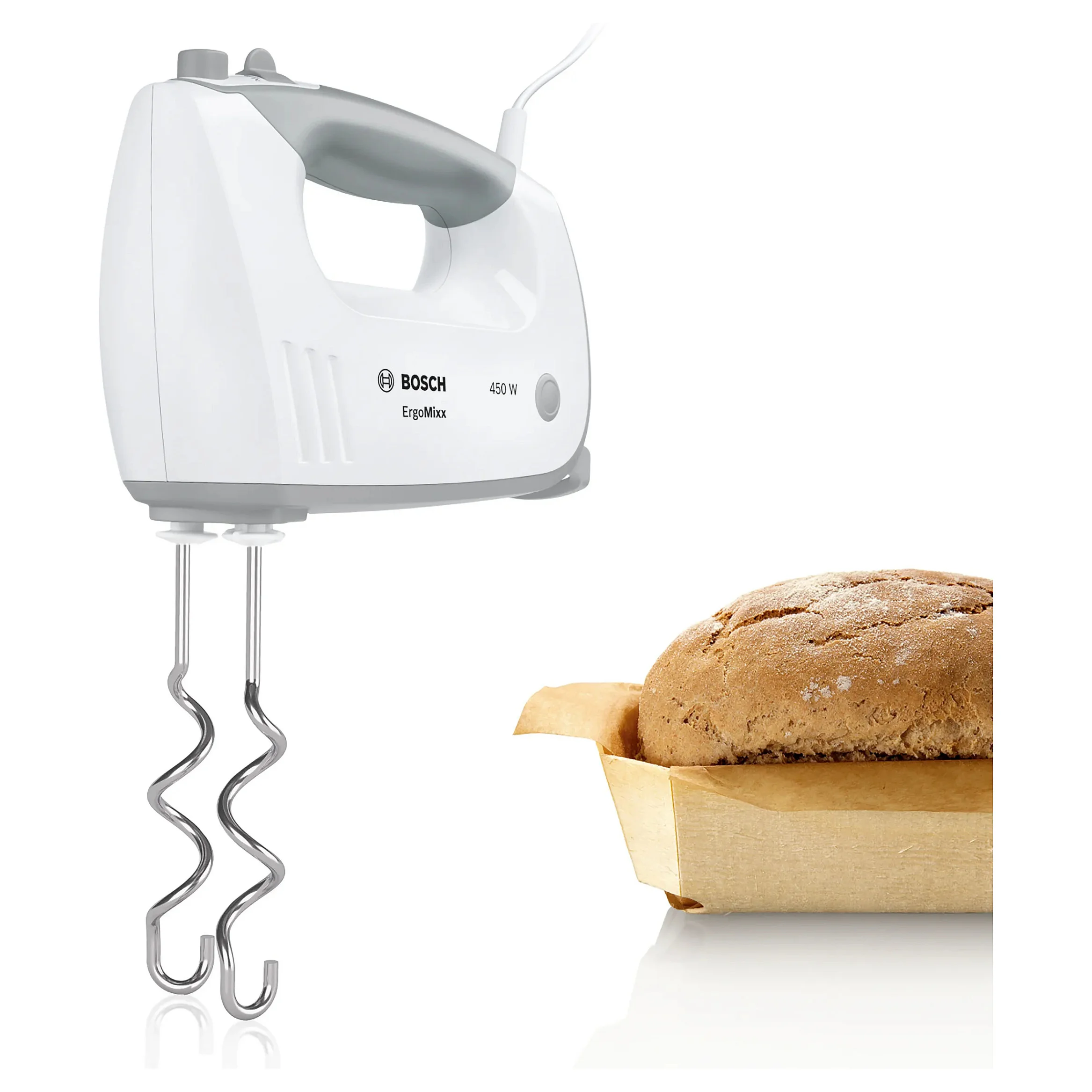 Bosch MFQ36440 Mixer Handmixer 450 W Weiss Kuechenkleingeraete