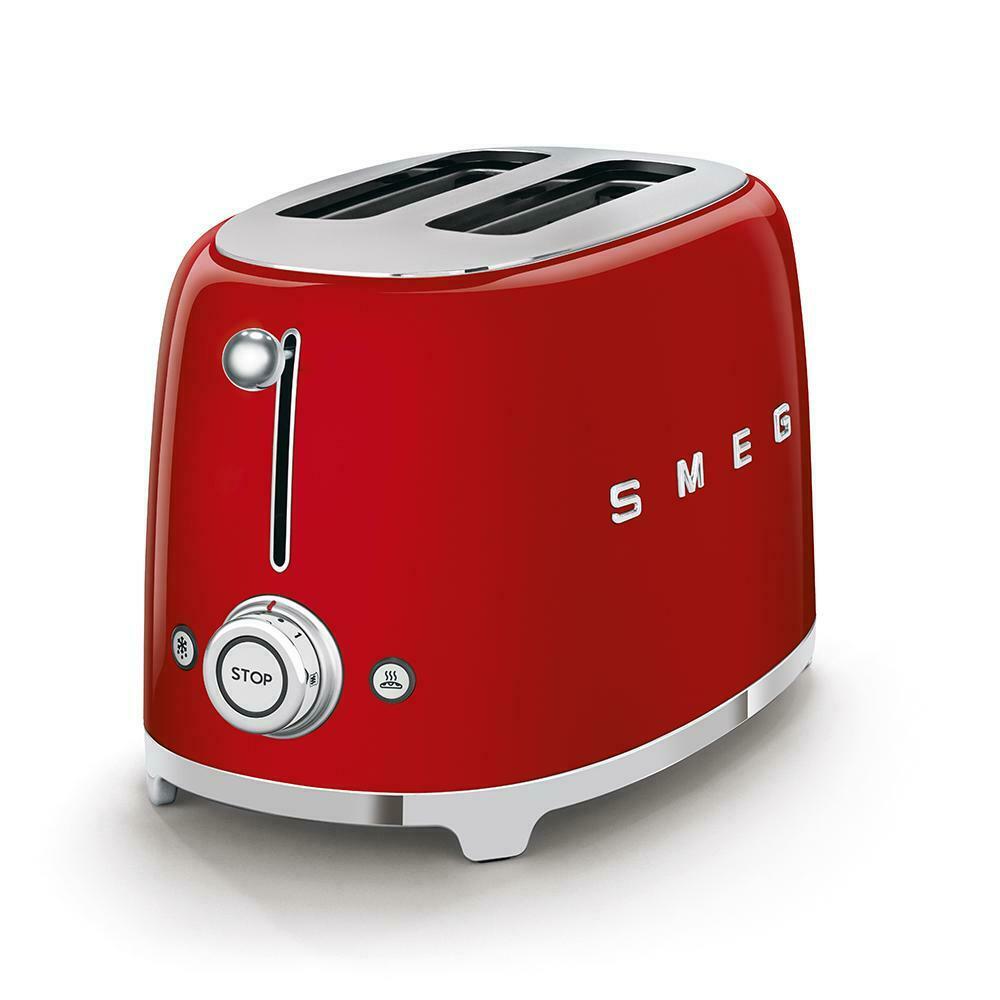 SMEG tsf01rdeu toaster 2 scheiben rot Kuechenkleingeraete