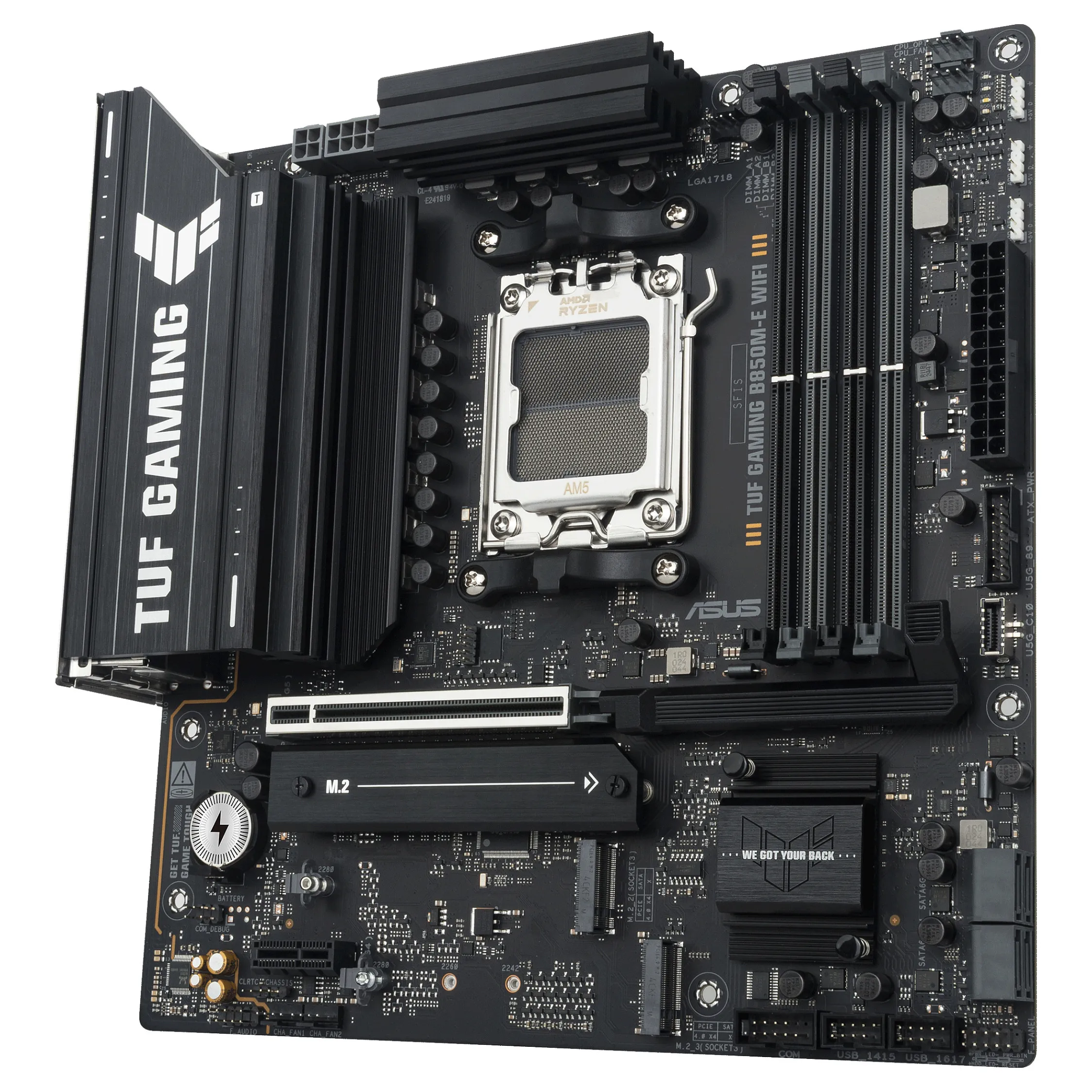 ASUS TUF GAMING B850M E WIFI AMD B850 Sockel AM5 micro ATX PC-Komponenten