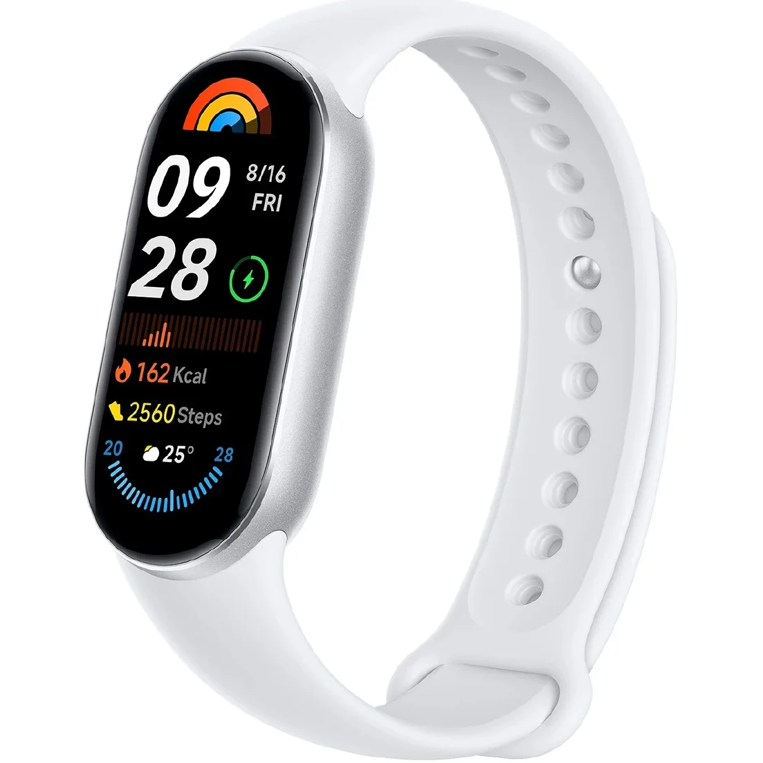 Xiaomi Smart Band 9 1 62Zoll silver Smartwatches & Fitnesstracker