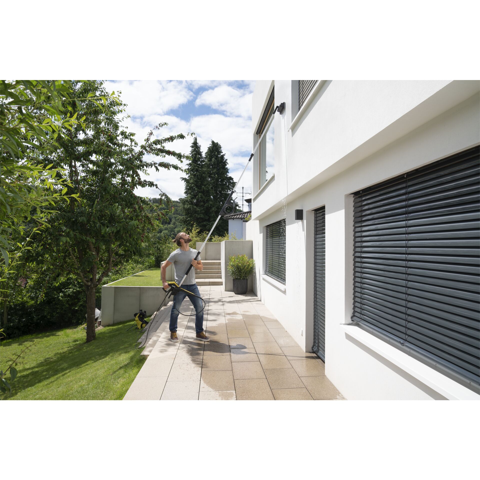 Kaercher Reinigungsset fuer Fassaden und Glasflaechen Zubehoer fuer Staubsauger & Reiniger