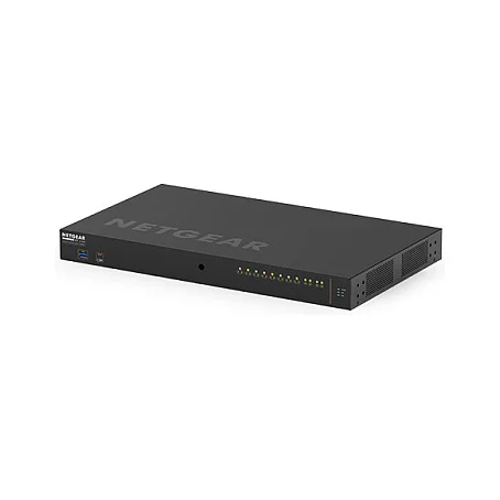 NETGEAR GSM4212UX Managed L2 L3 Gigabit Ethernet  10 100 1000  Power over Ethernet  PoE  1U Schwarz Switches