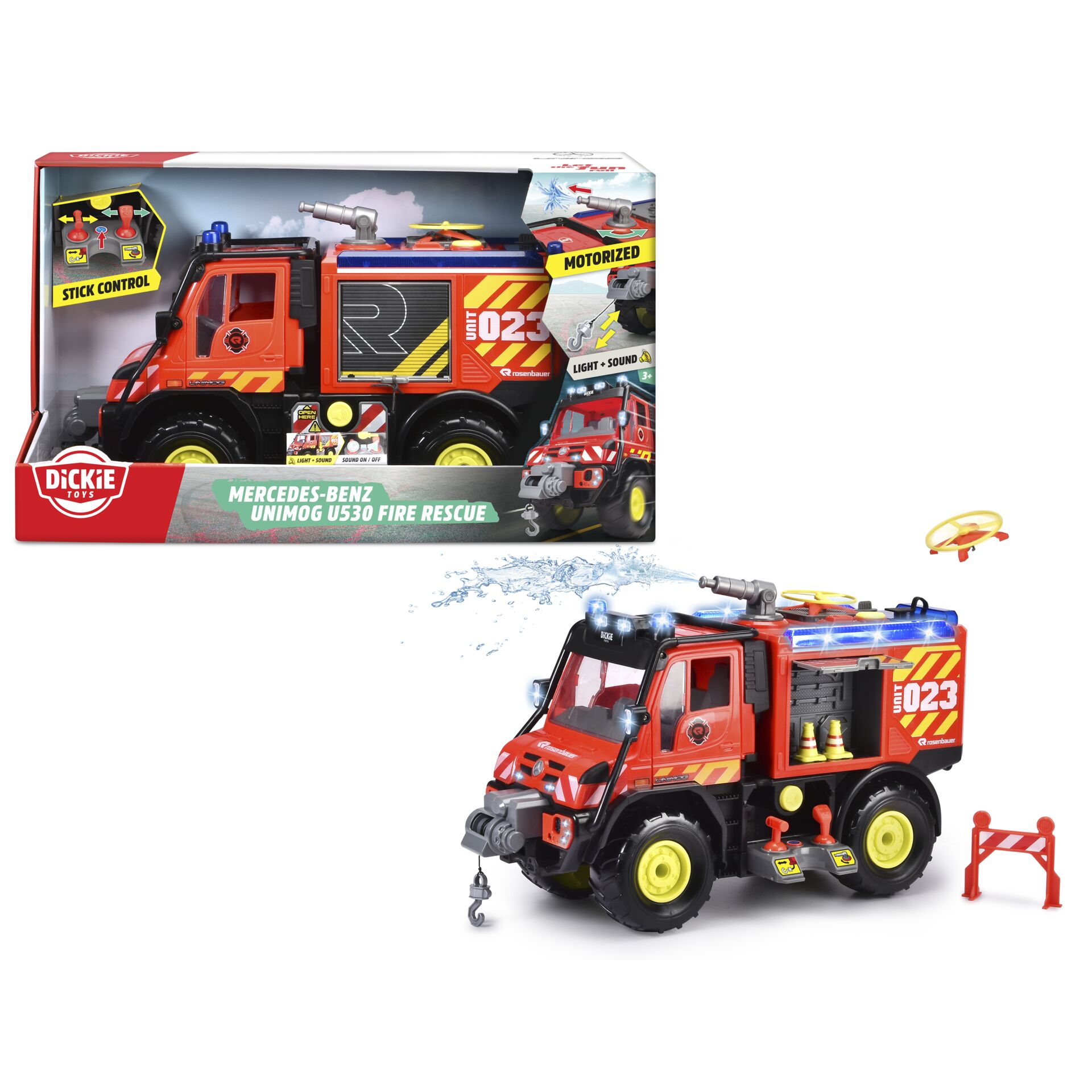Dickie Unimog U530 Fire Rescue 203719033 Fahrzeuge