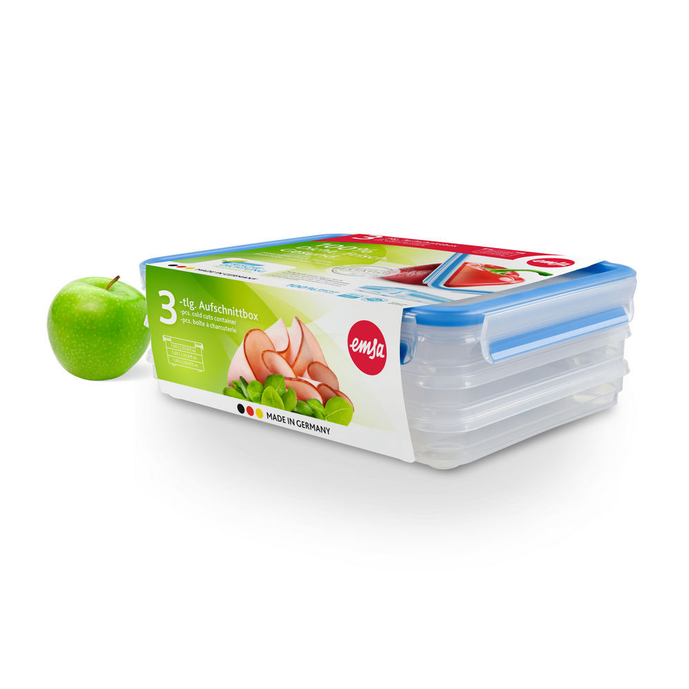 Emsa Frischhaltedosen Set Clip Close  3 tlg  Kueche