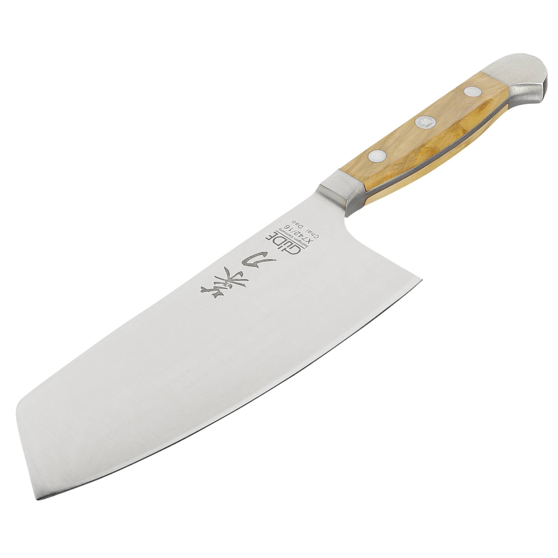 Guede Alpha Kochmesser Chai Dao Olive 16 cm Besteck & Aufbewahrung