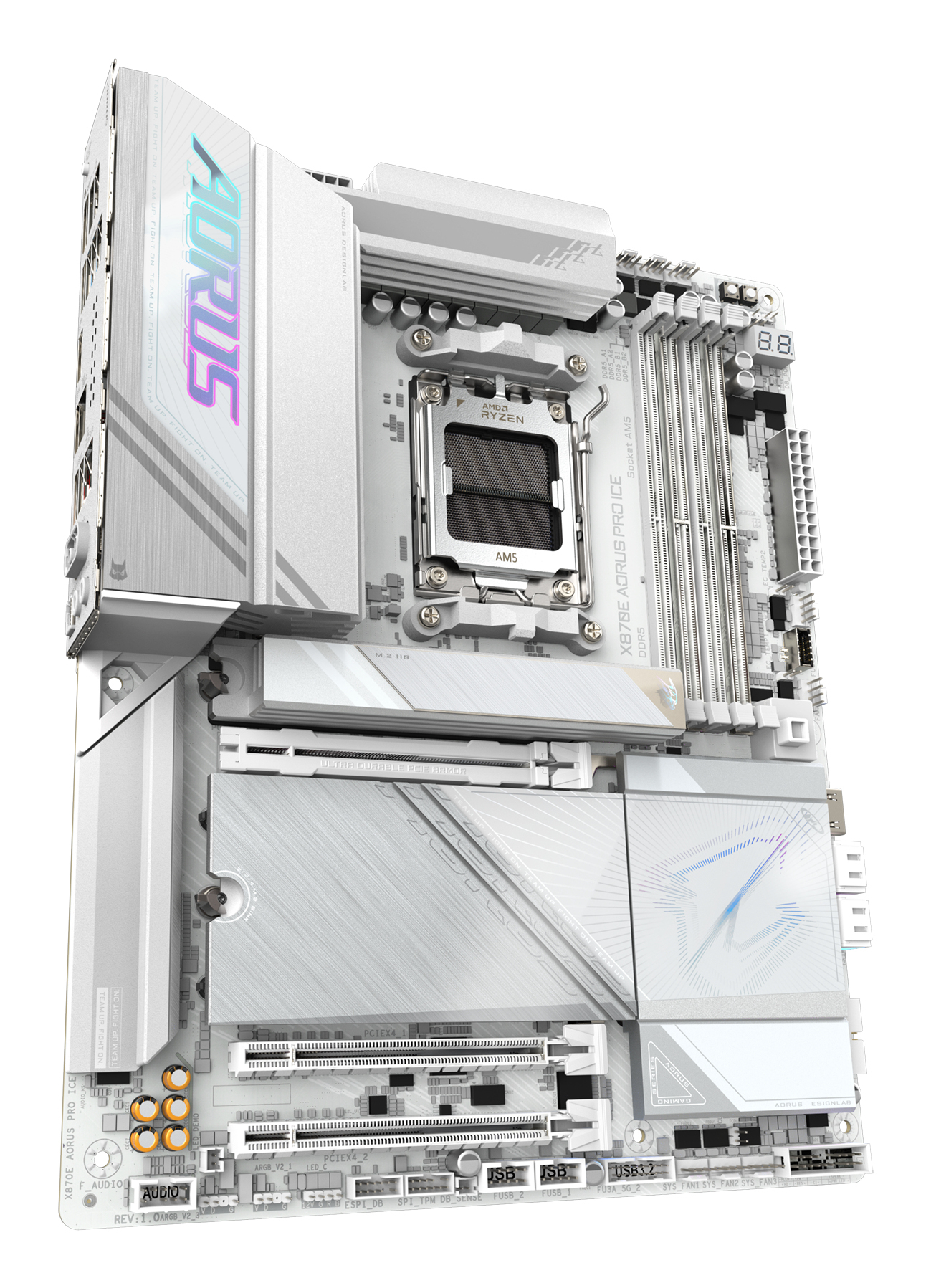 Gigabyte AM5 X870E AORUS PRO ICE ATX PC-Zubehoer