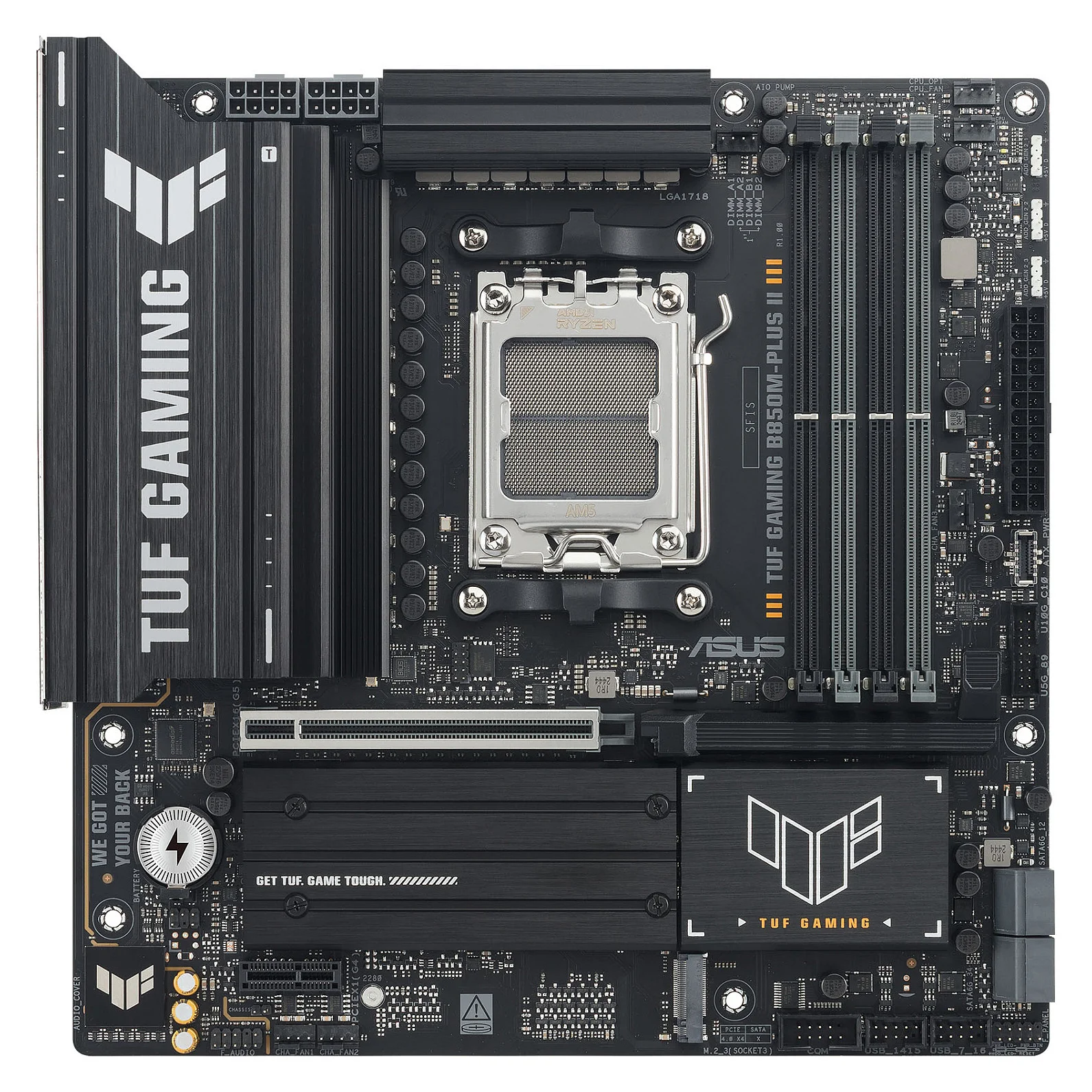 ASUS TUF GAMING B850M PLUS II AMD B850 Sockel AM5 micro ATX PC-Komponenten