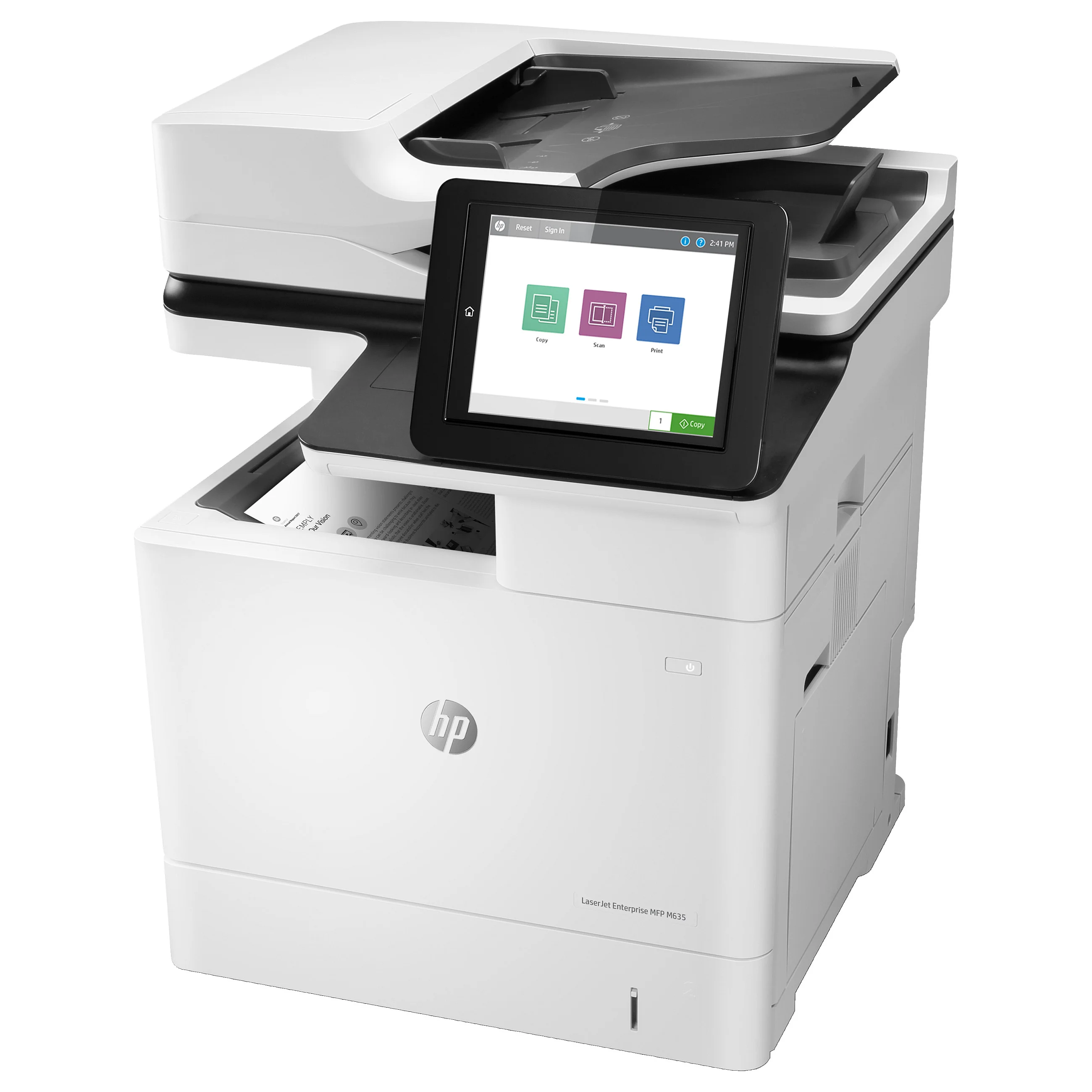 HP L LaserJet Enterprise MFP M635h Laser Multifunktionsdrucker 3in1 A4 LAN Duplex ADF Drucker & Scanner