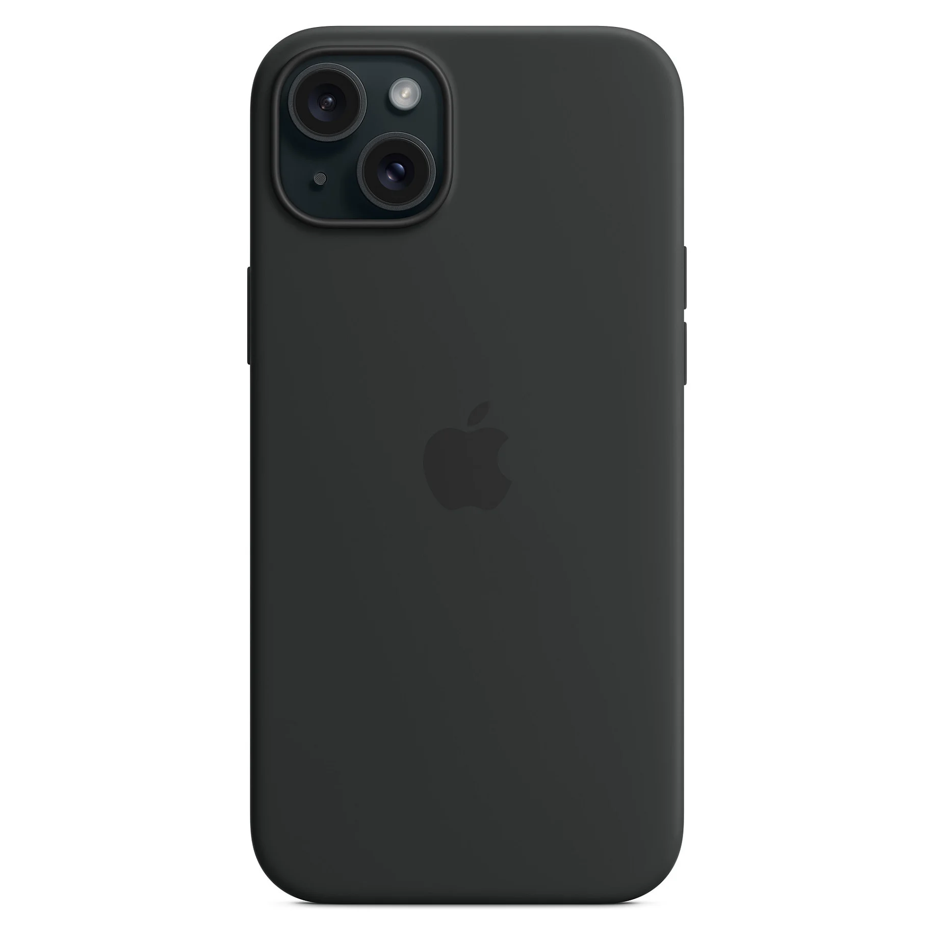 Apple iphone 15 plus silicone case with magsafe   black Notebook & Tablet Zubehoer