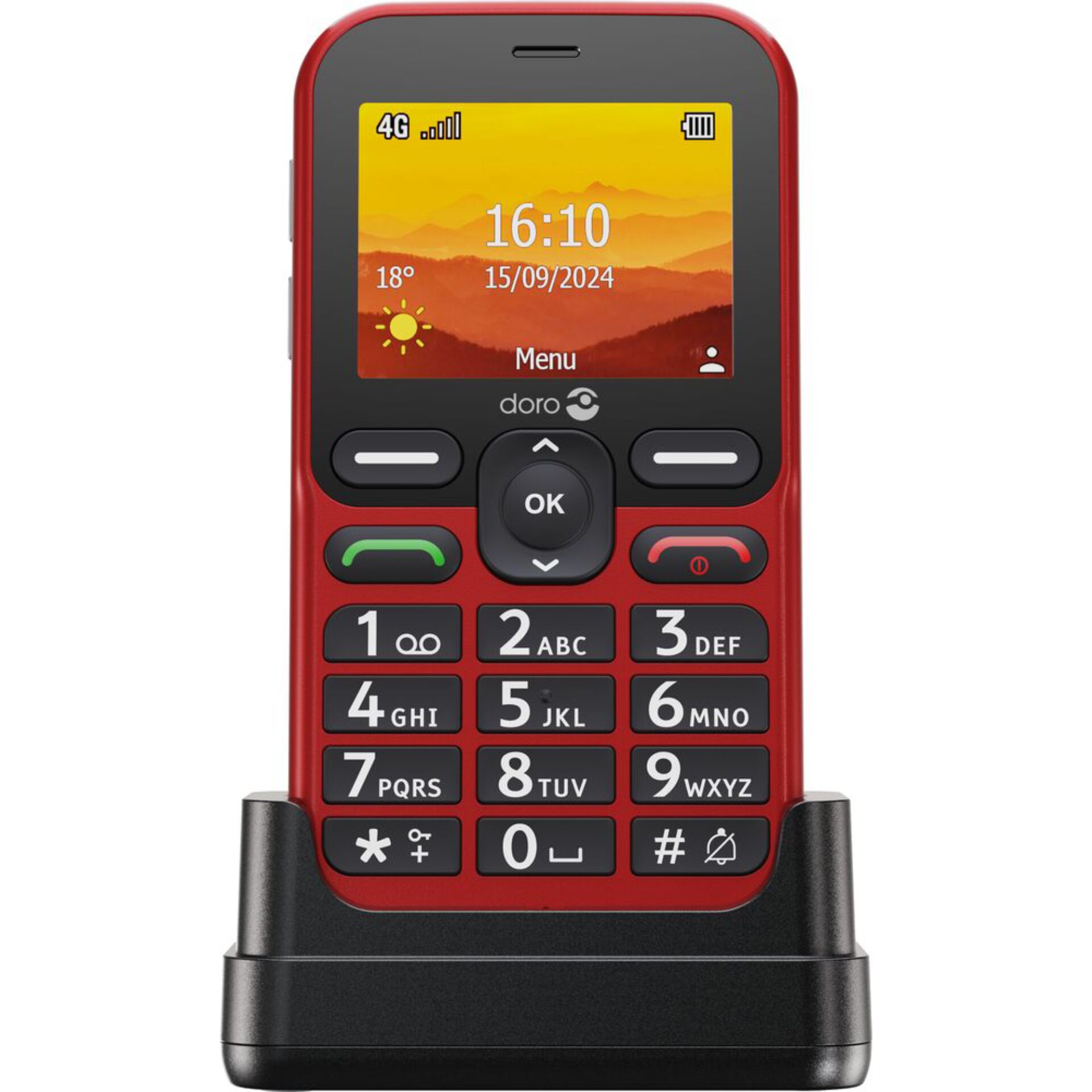 Doro Leva L10 rot Smartphones