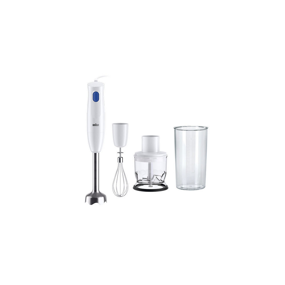 Braun MultiQuick 1 MQ10 202M WH 0 6 l Puerierstab 450 W Edelstahl  Weiss Kuechenkleingeraete