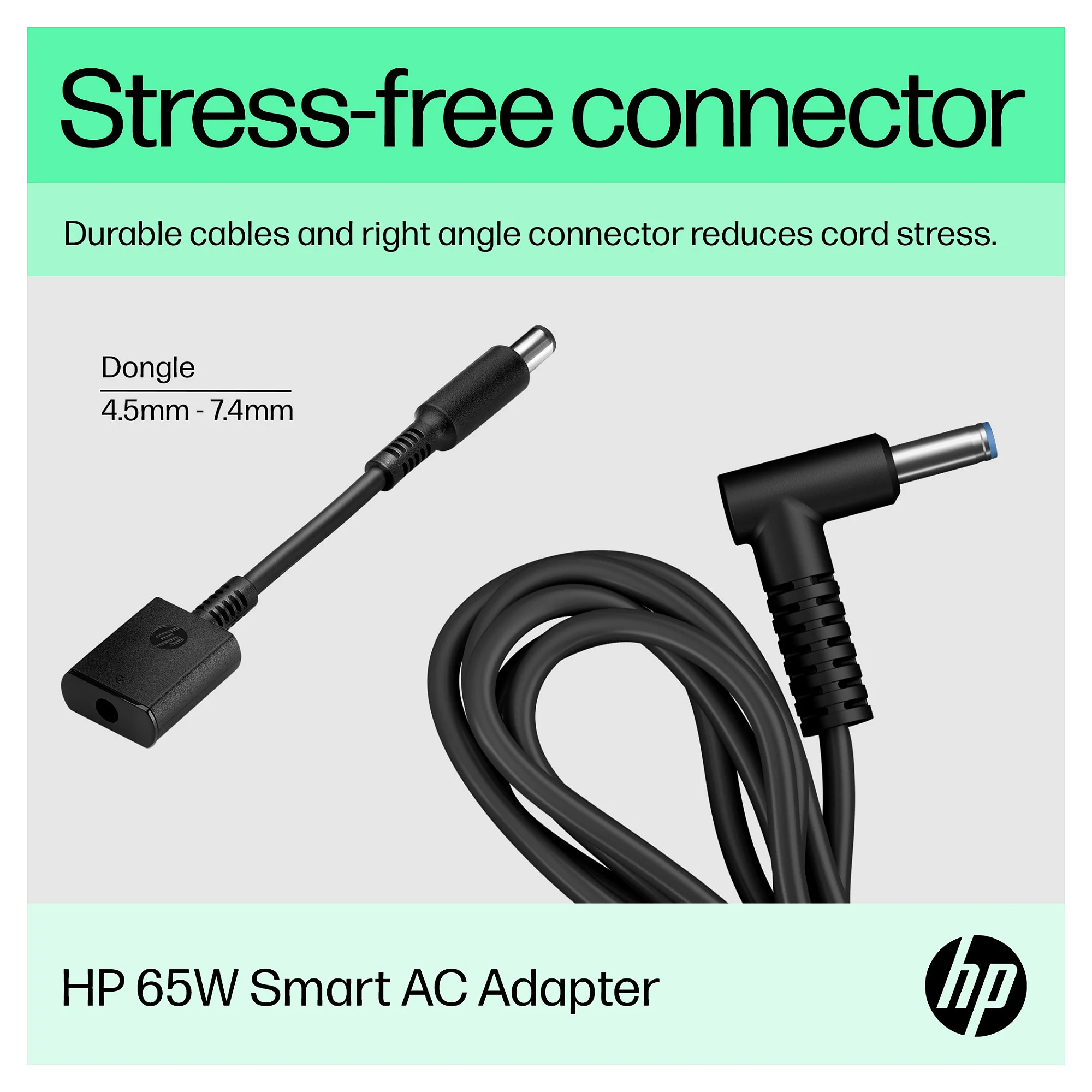 HP Intelligenter AC Adapter mit 65 Watt Notebook & Tablet Zubehoer