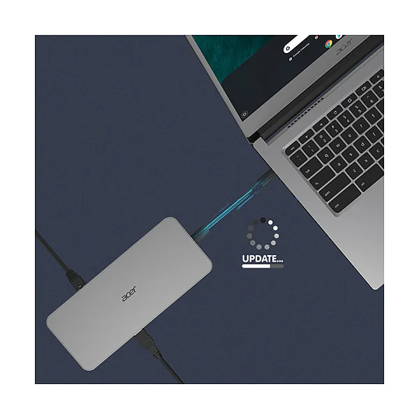 Acer USB Type C Docking Station D501 Andocken USB 3 2 Gen 1  3 1 Gen 1  Type C Grau Notebook & Tablet Zubehoer