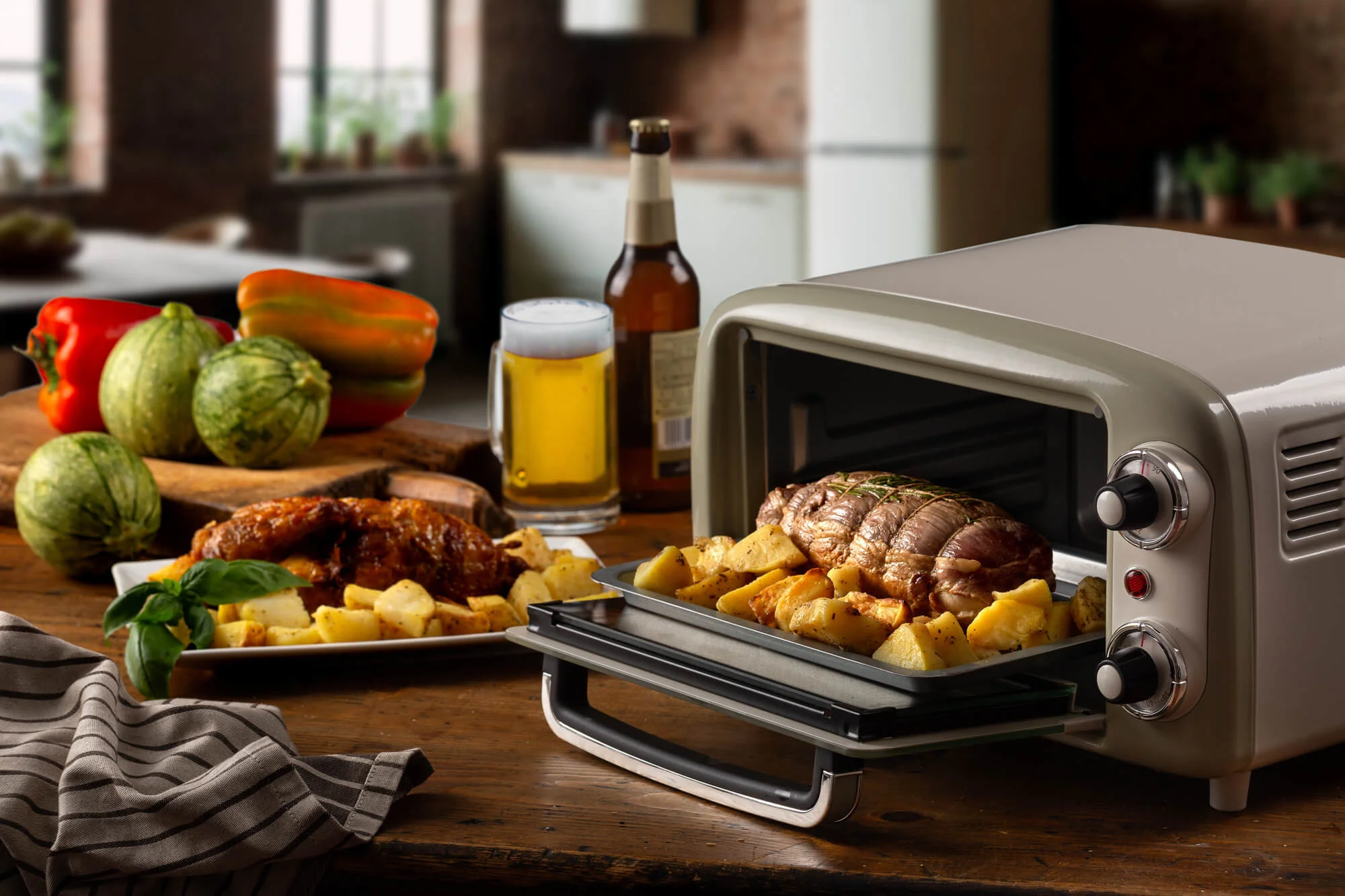 Ariete Ofen 10 Liter beige Grills