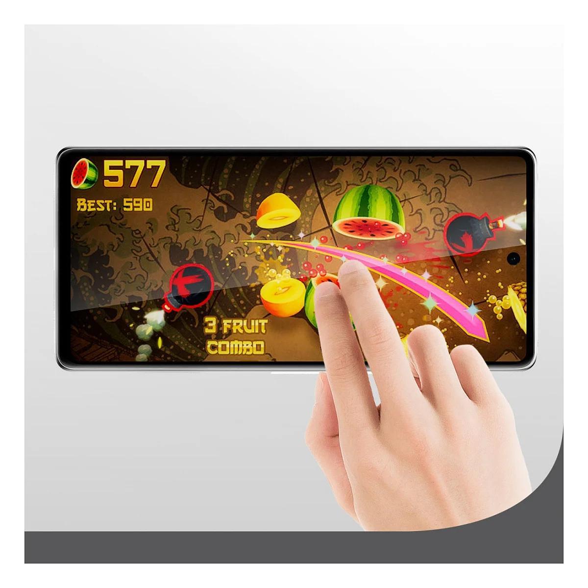 4SMARTS Second Glass fr Samsung Galaxy A36  A56   S24FE Notebook & Tablet Zubehoer