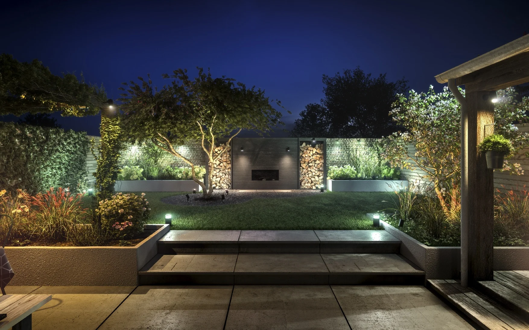 Philips T Stueck Outdoor schwarz Smart Home Zubehoer