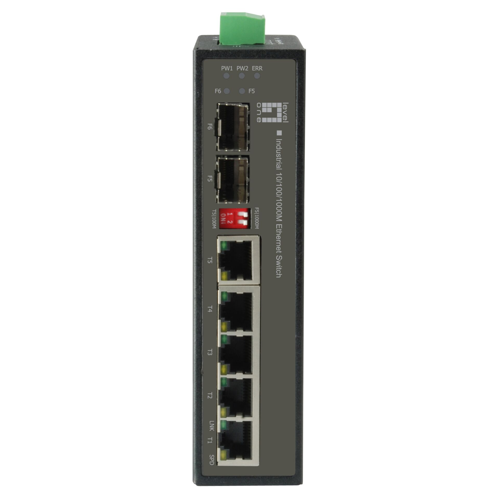 LevelOne IES 0600 Netzwerk Switch Gigabit Ethernet  10 100 1000  Schwarz Switches Netzwerk