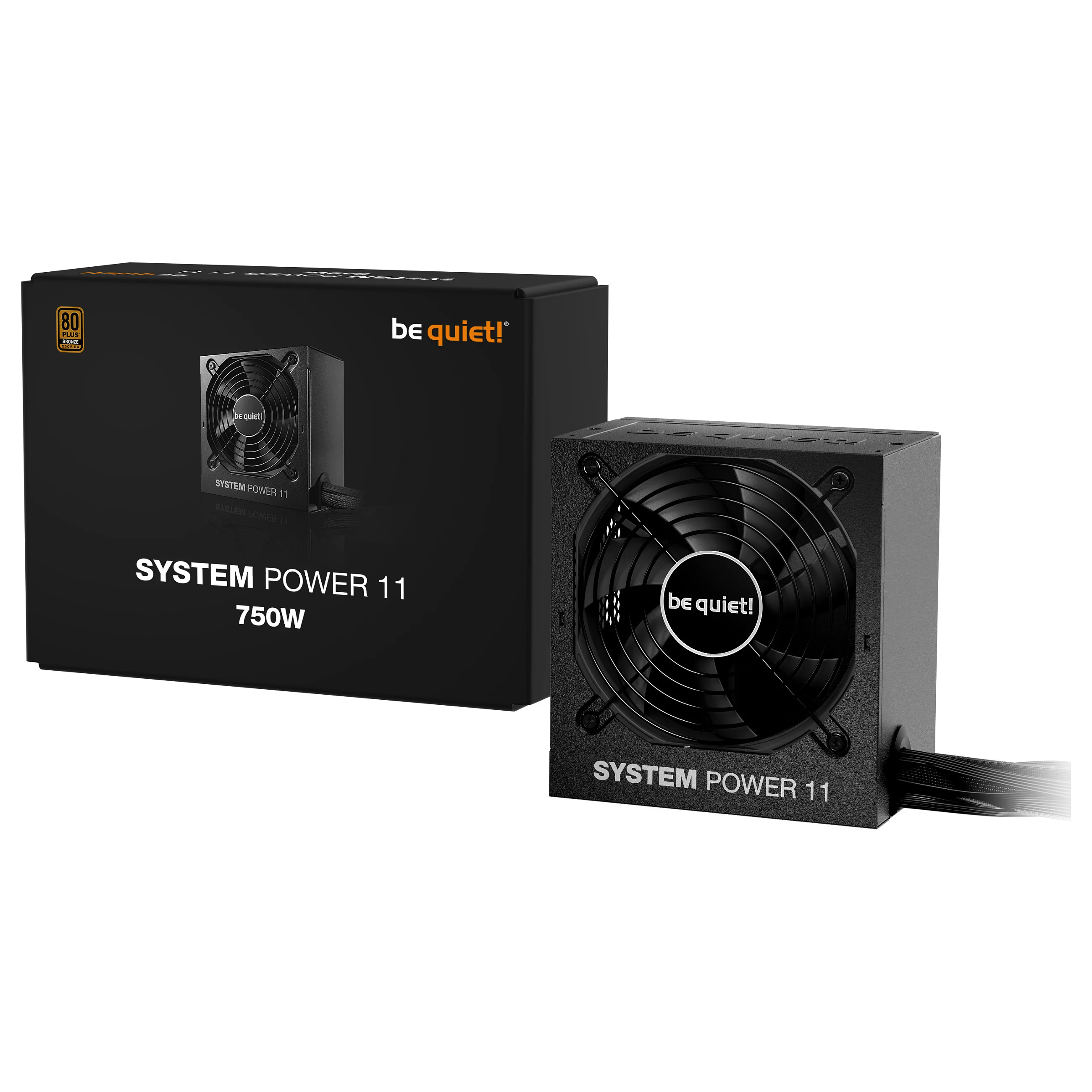 be quiet  System Power 11 750W Netzteil 20 4 pin ATX ATX Schwarz PC-Komponenten