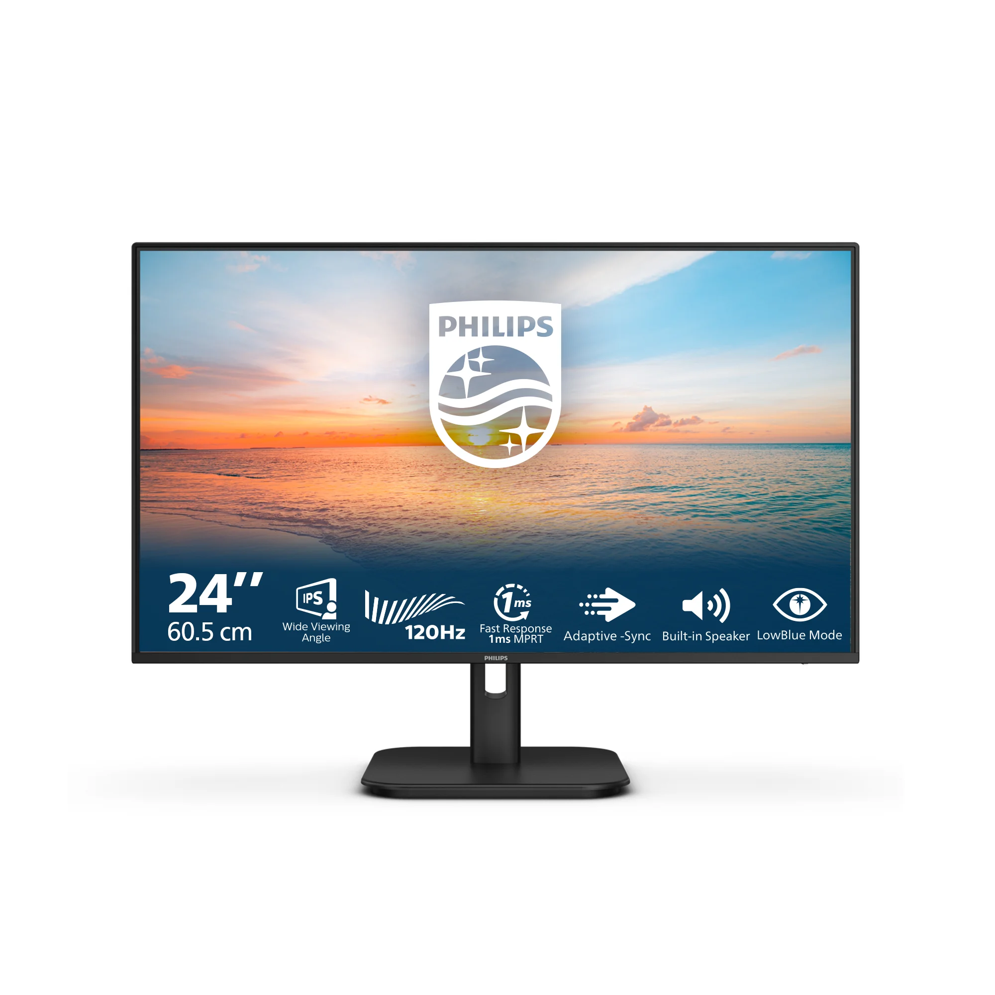 Philips 1000 series 24E1N1200A 00 Computerbildschirm 60 5 cm  23 8   1920 x 1080 Pixel Full HD LCD Schwarz Monitore
