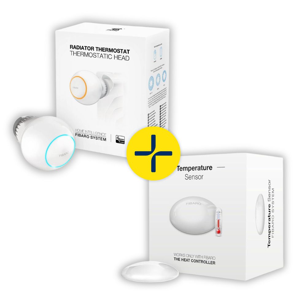 FIBARO Radiator Thermostat Starter Pack Heizkoerperthermostate Heizungssteuerung