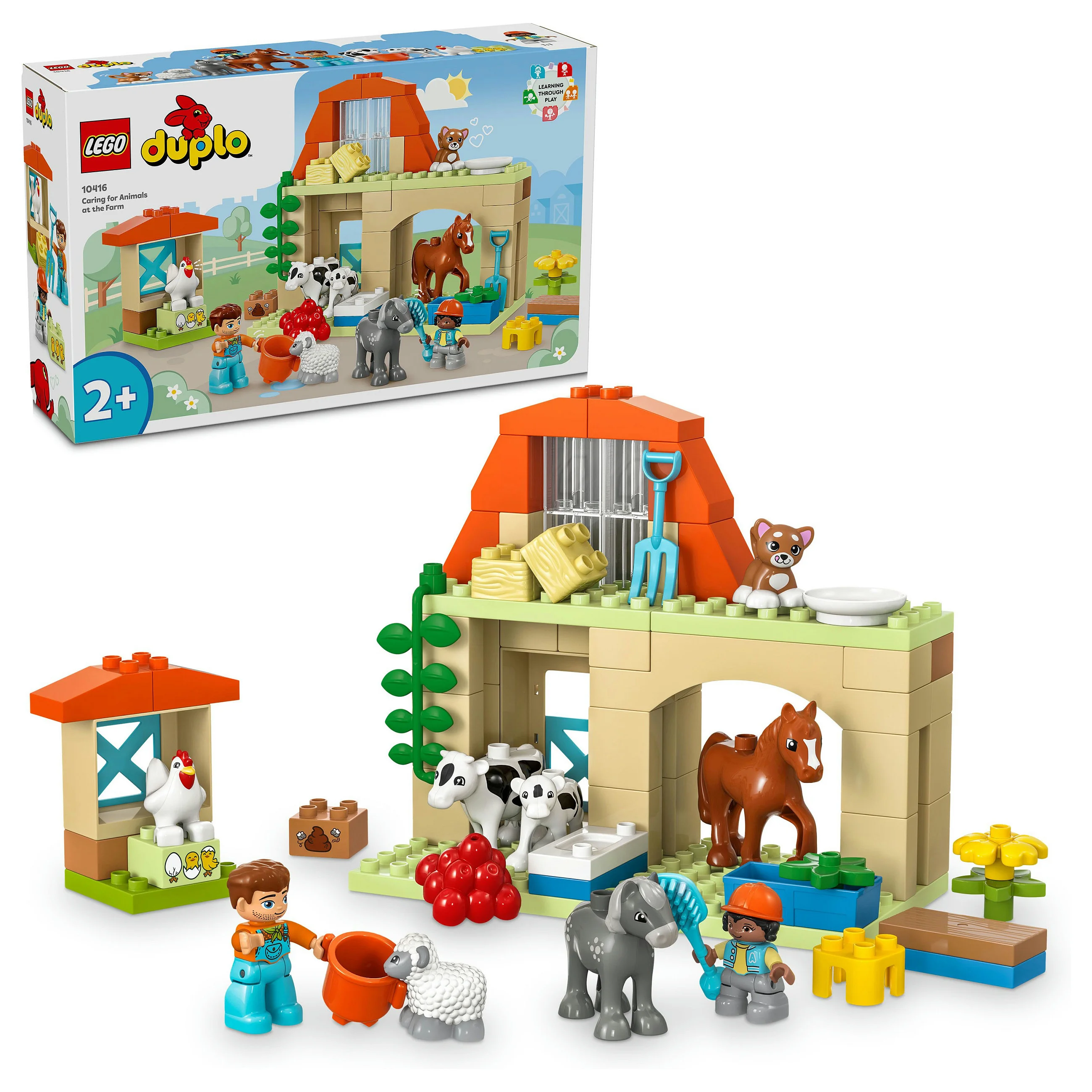 LEGO 10416 DUPLO Tierpflege auf dem Bauernhof Spielwaren