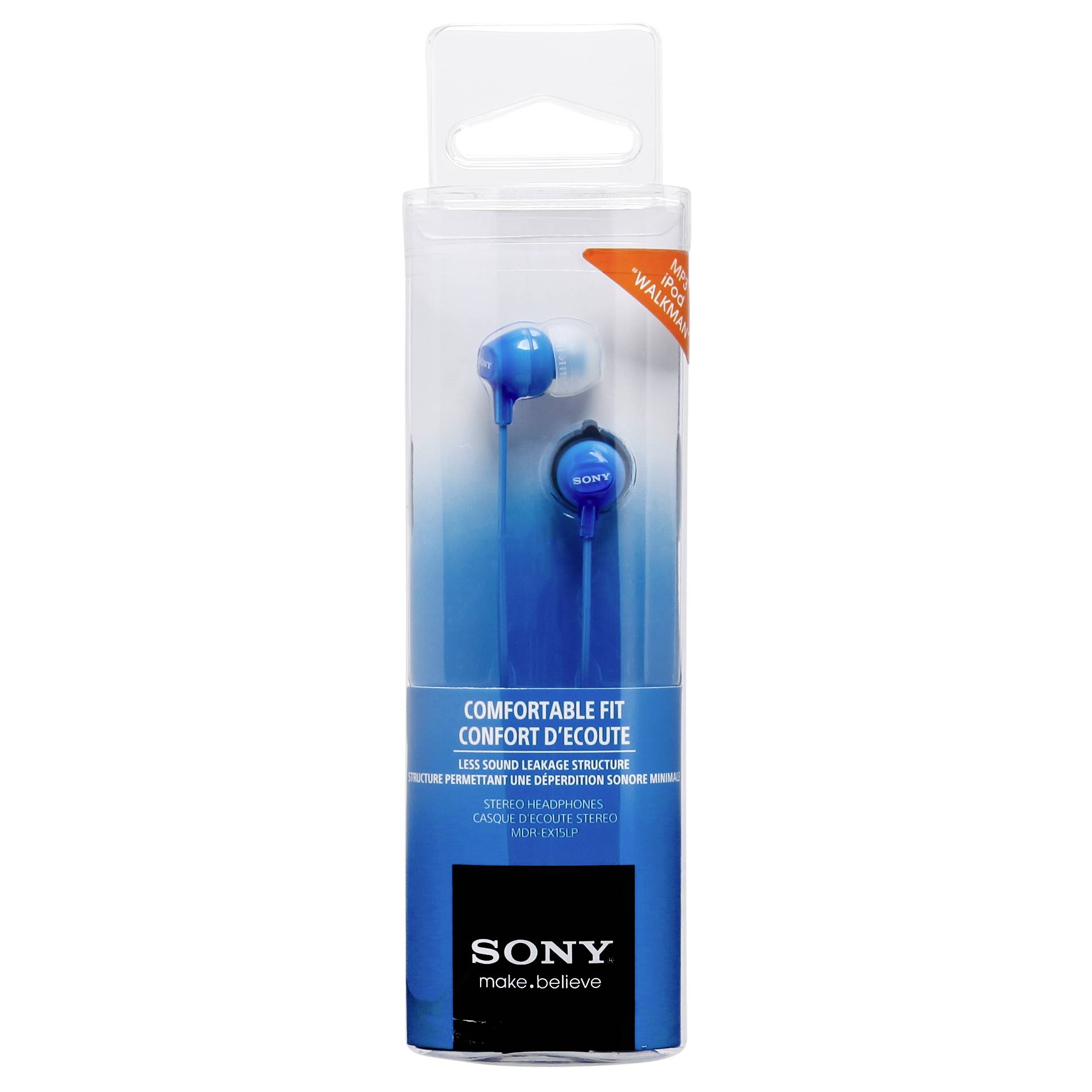 Sony MDR EX15LP Kopfhoerer Kabelgebunden im Ohr Musik Blau Over-Ear